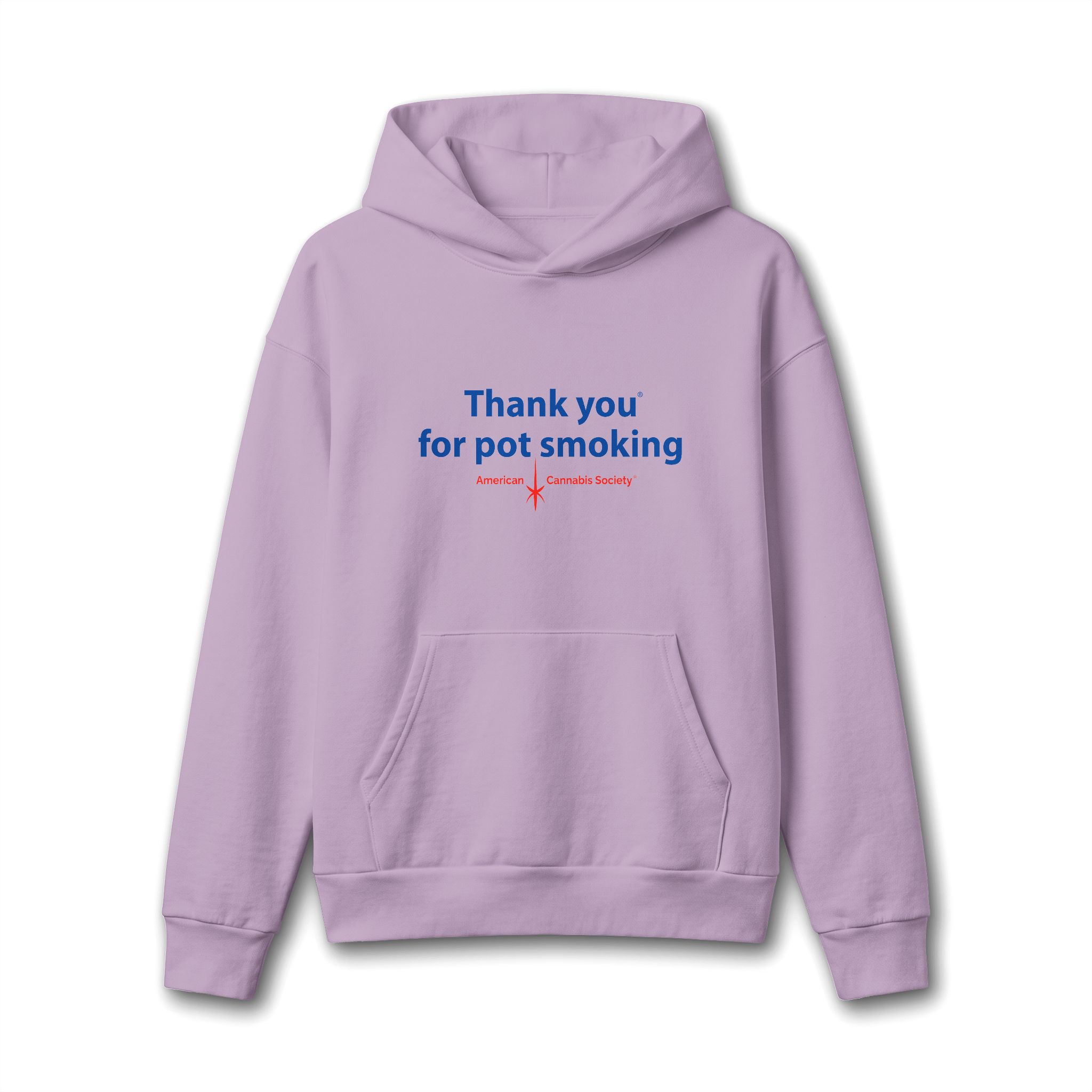 Thank You For Pot Smoking® Unisex Oversized Midweight Hoodie – Orchid