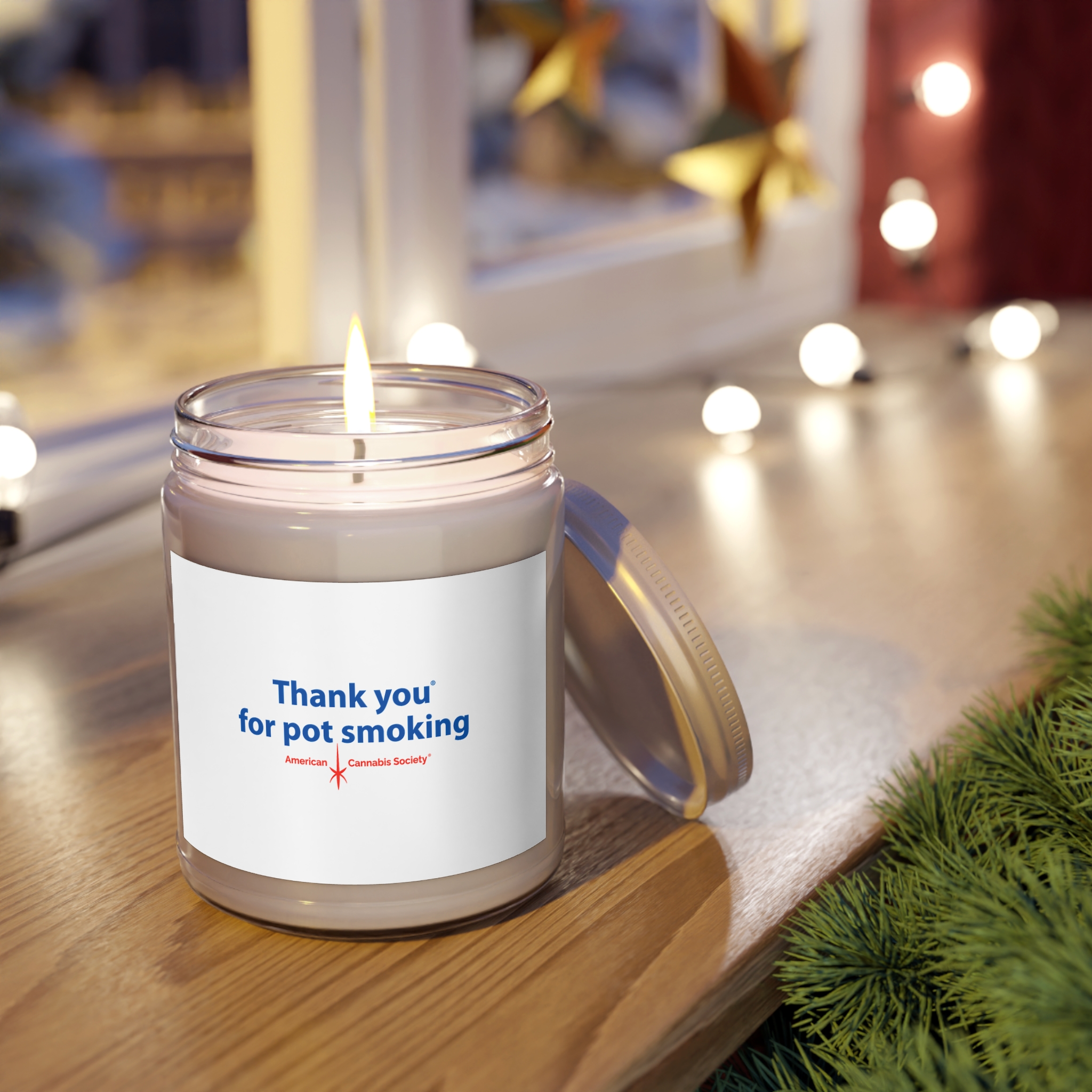 Thank You For Pot Smoking® Soy Candle 9oz – Sea Breeze