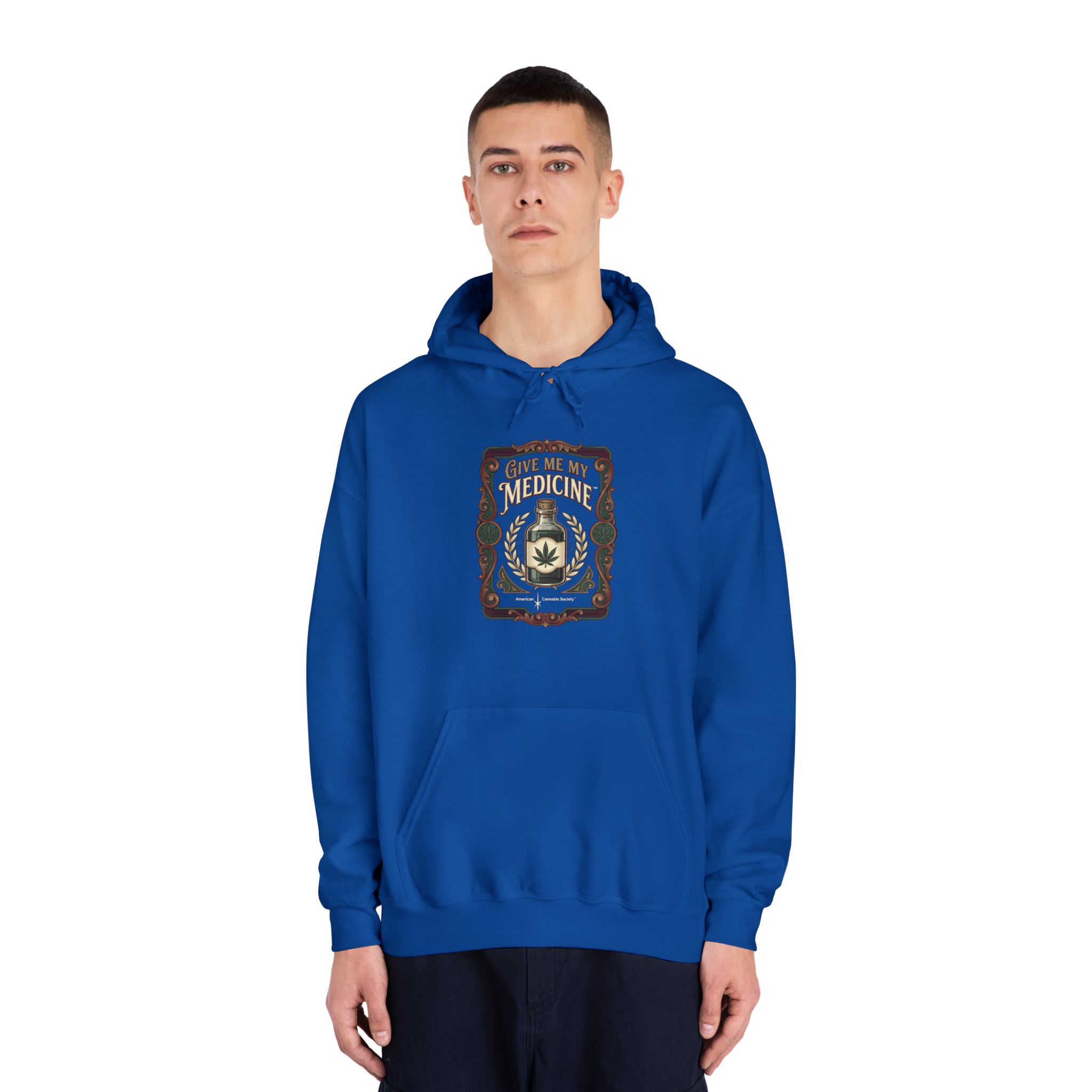 Give Me My Medicine™ Unisex Classic Hoodie – Royal – view 3