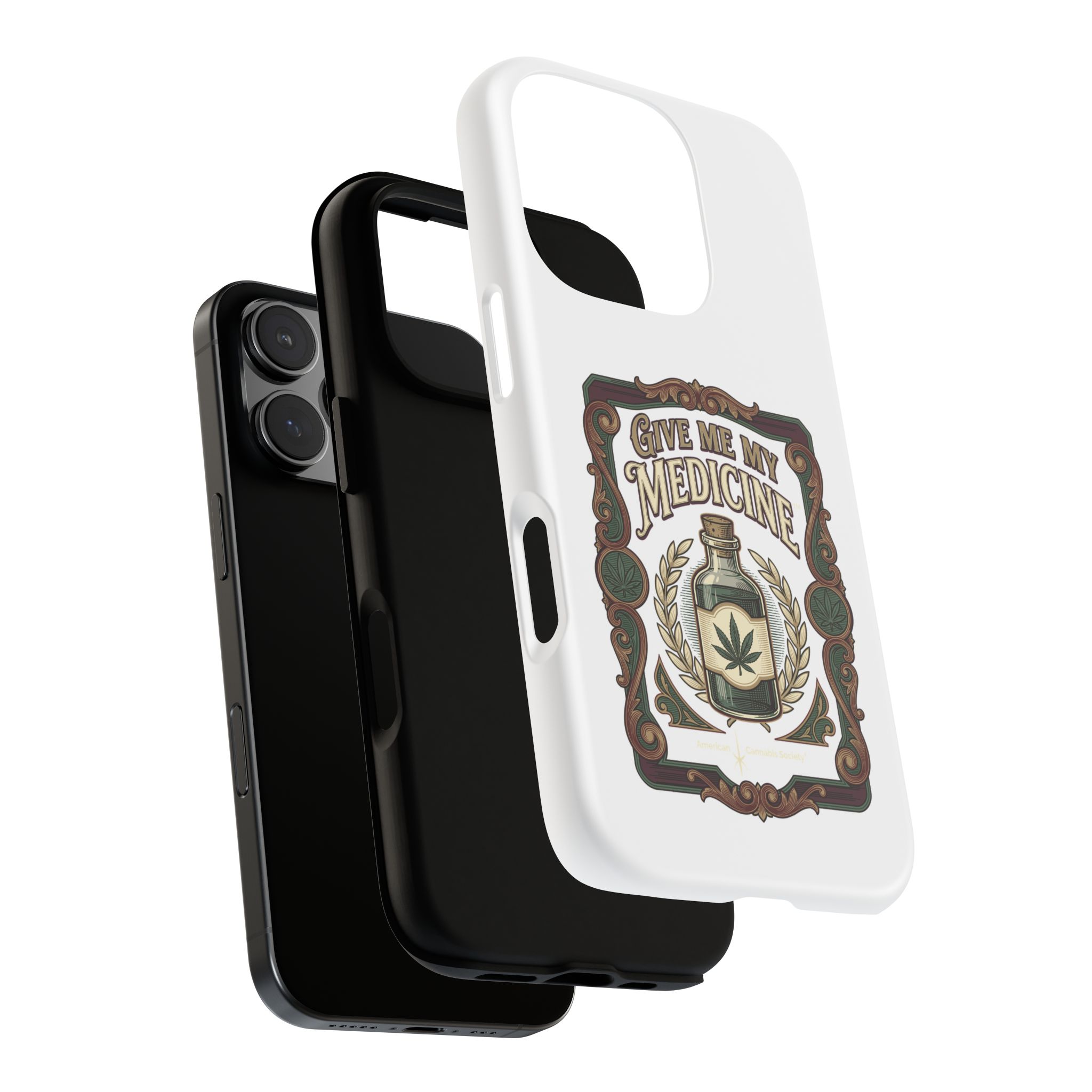 Give Me My Medicine™ Dual-Layer Tough Case – iPhone 16 Pro / Matte – view 3
