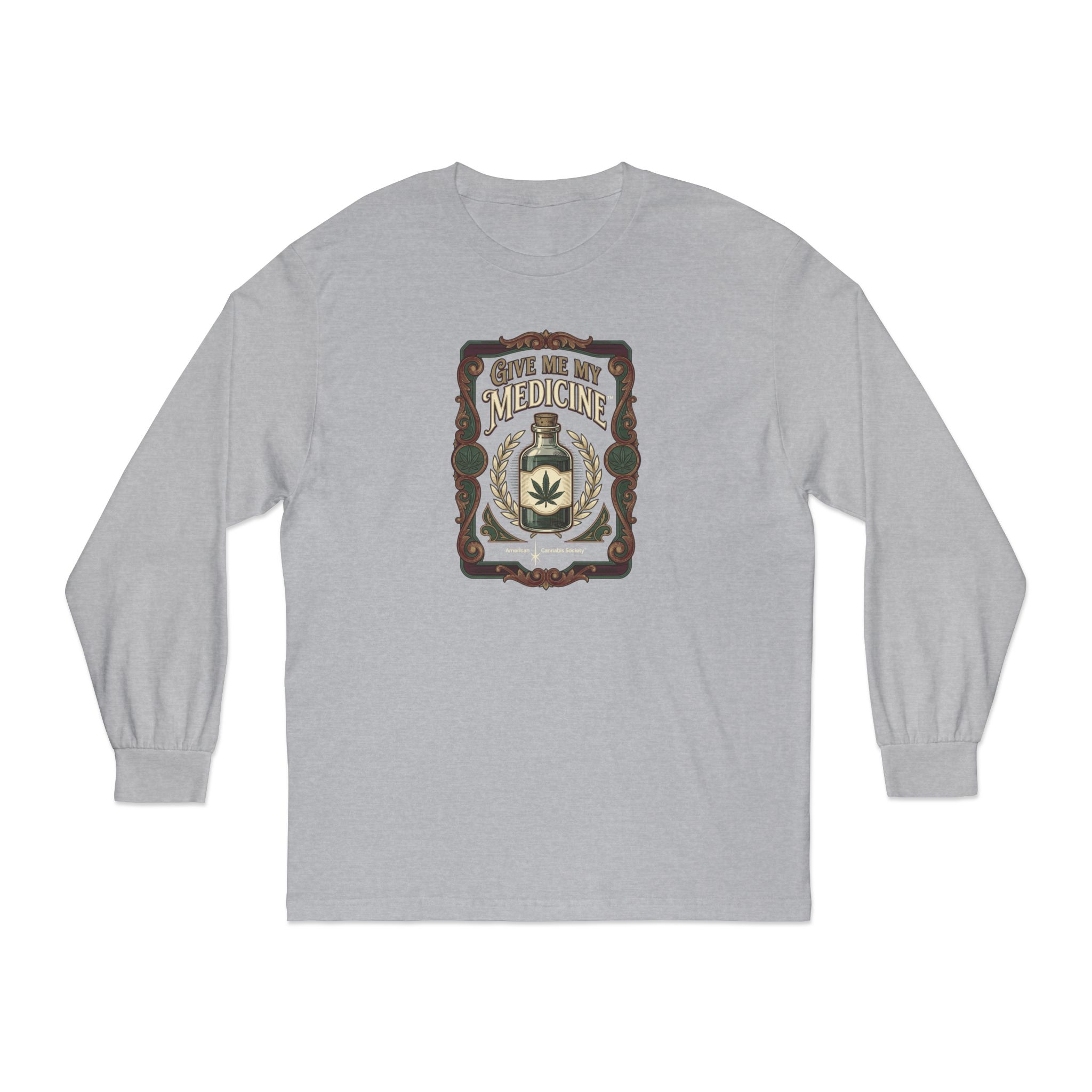 Give Me My Medicine™ Unisex Classic Long Sleeve Tee – Athletic Heather