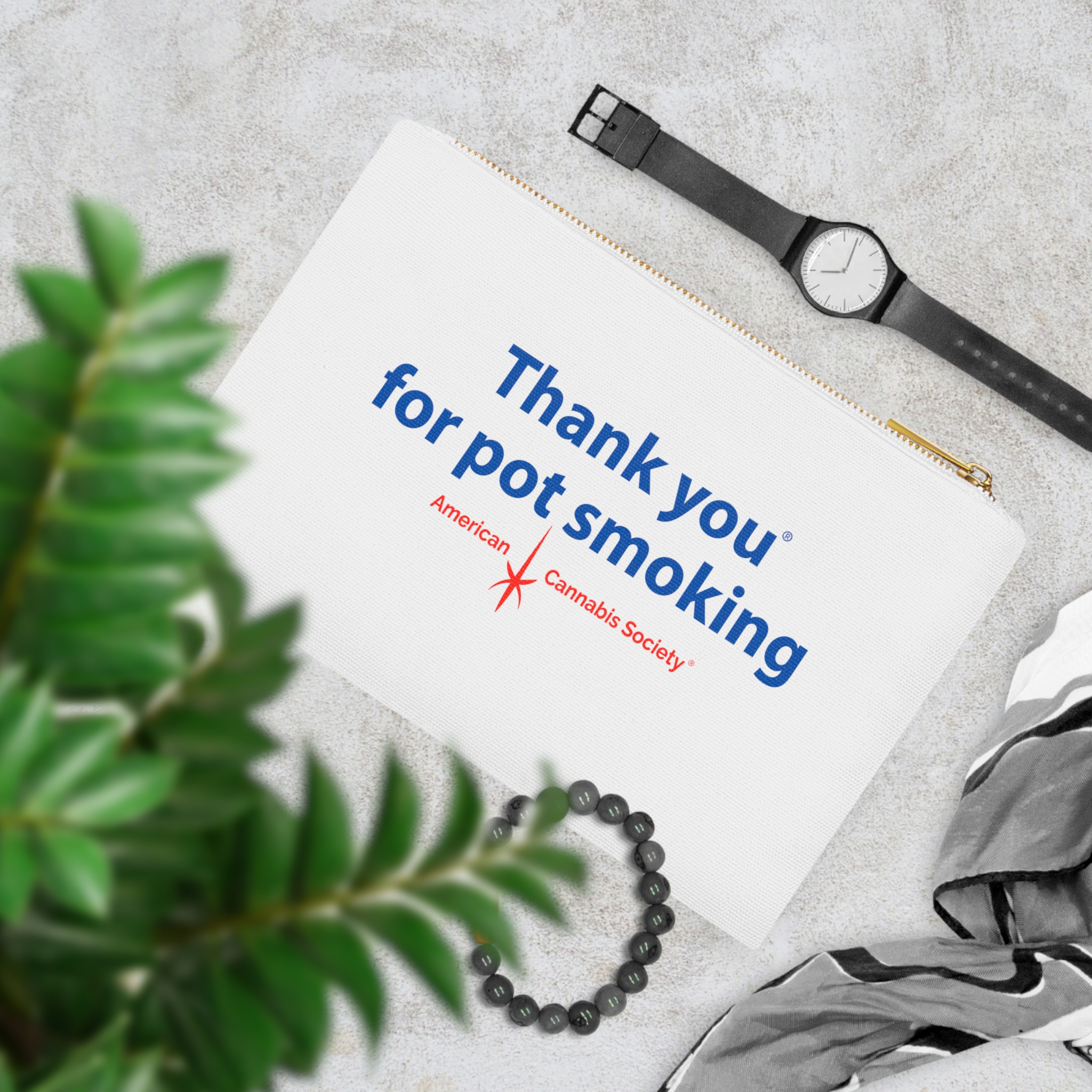 Cosmetic Bag - Authentic Thank You For Pot Smoking® - Approved by the American Cannabis Society® - Image 3