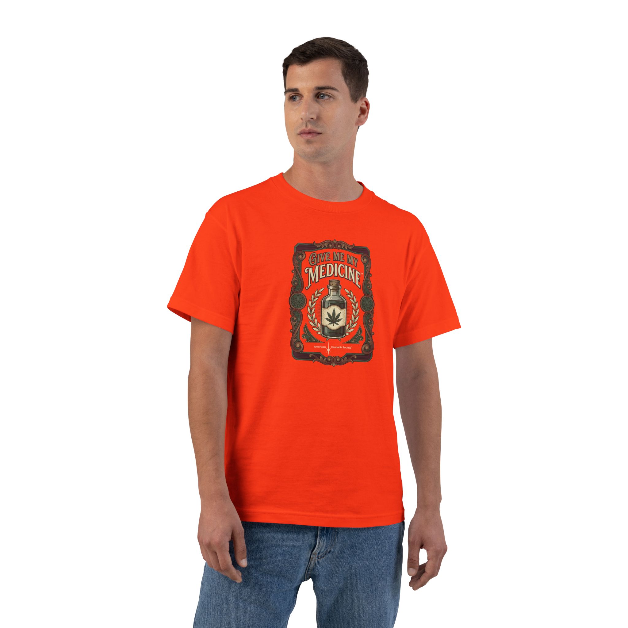Give Me My Medicine™ Unisex Heavyweight Relaxed Tee – Orange