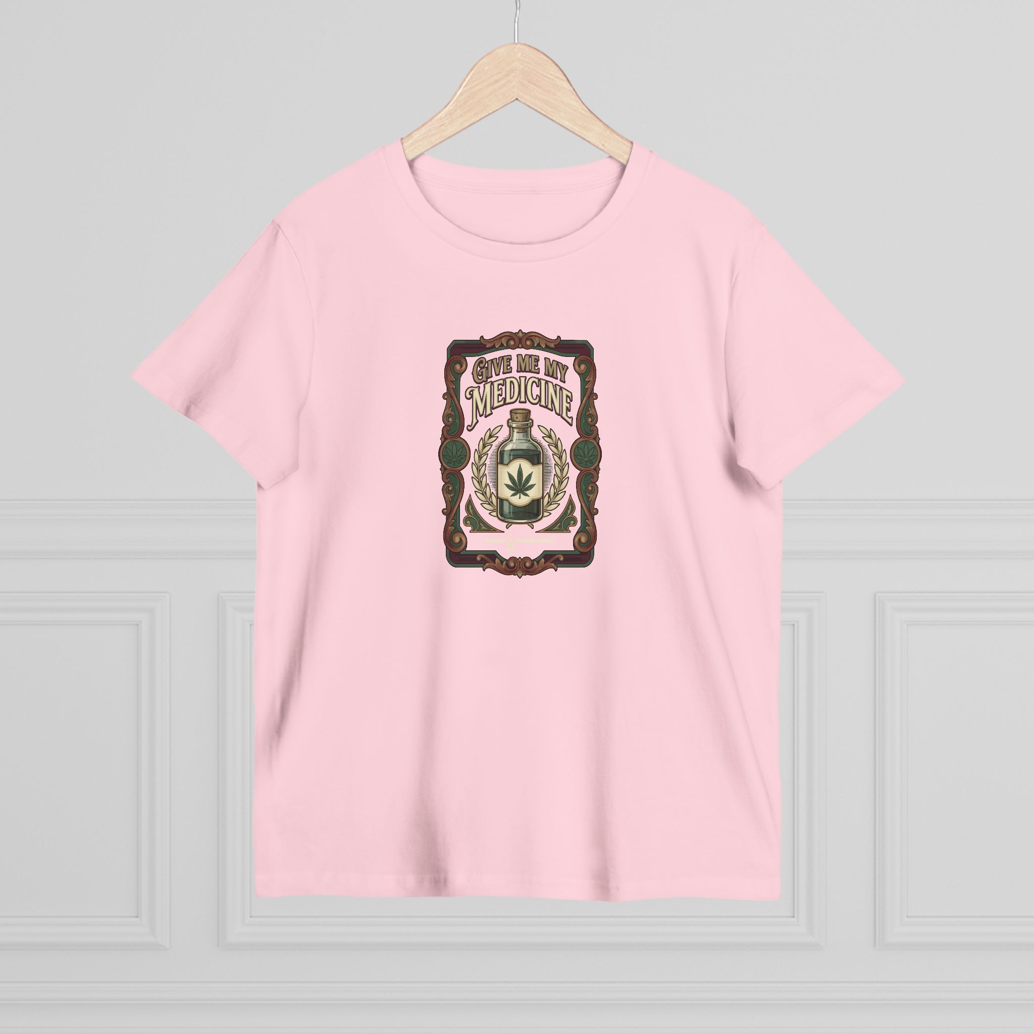 Give Me My Medicine™ Women's Maple Tee – Pink, view 4