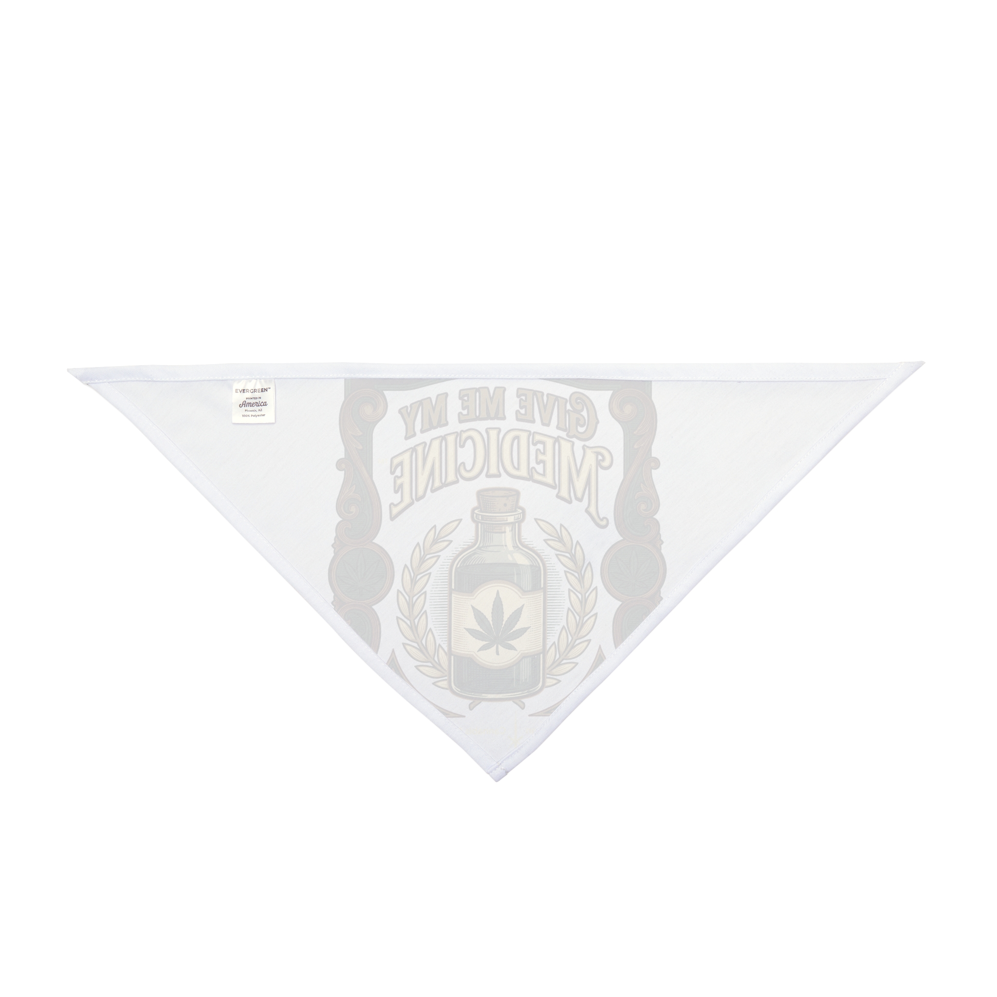 Give Me My Medicine™ Pet Bandana – 20" × 10" – view 2