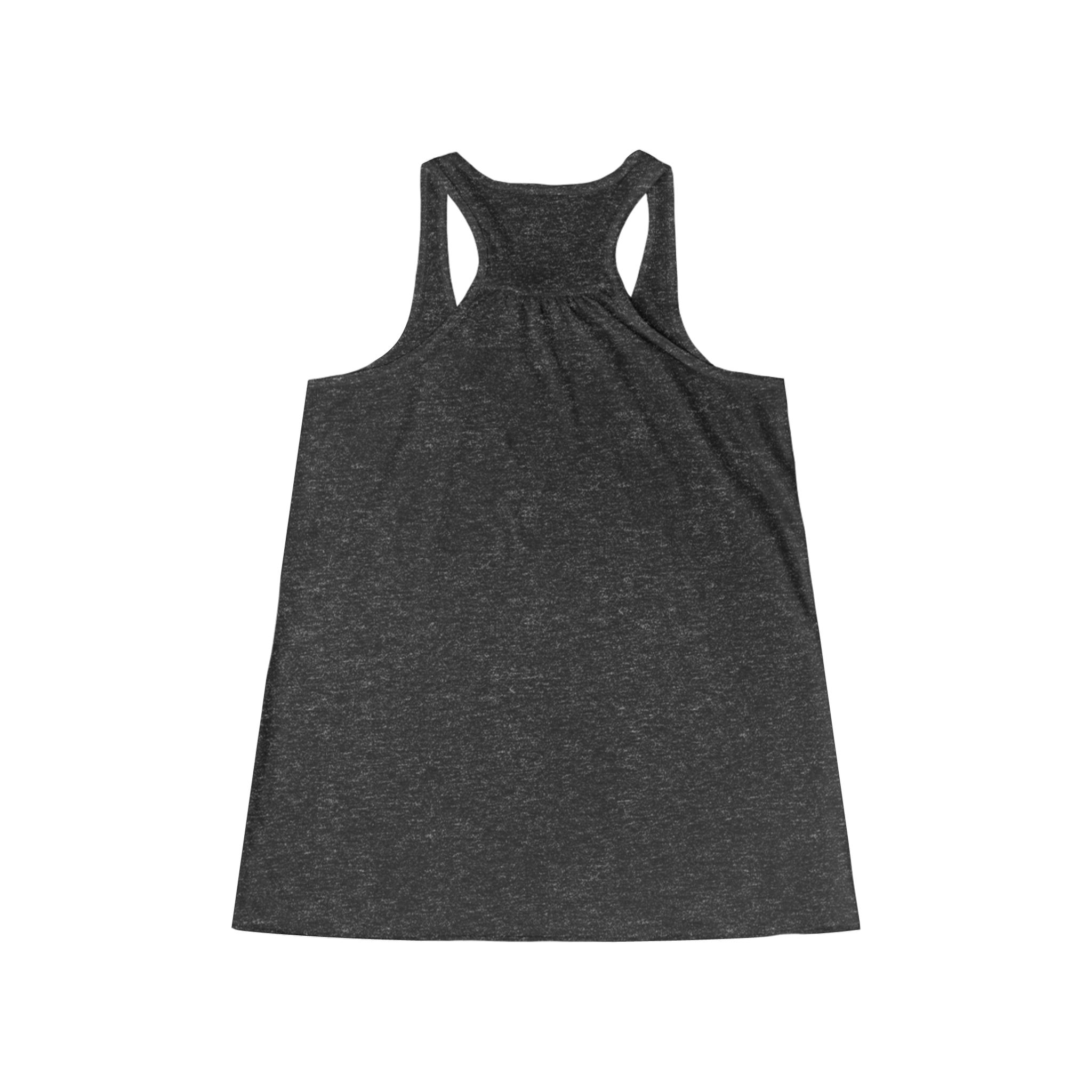 Give Me My Medicine™ Women's Flowy Racerback Tank – Dark Grey Heather, view 2
