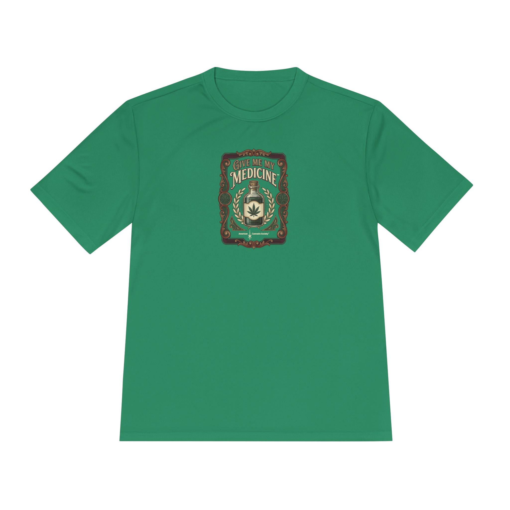 Give Me My Medicine Moisture Wicking Tee – Kelly Green