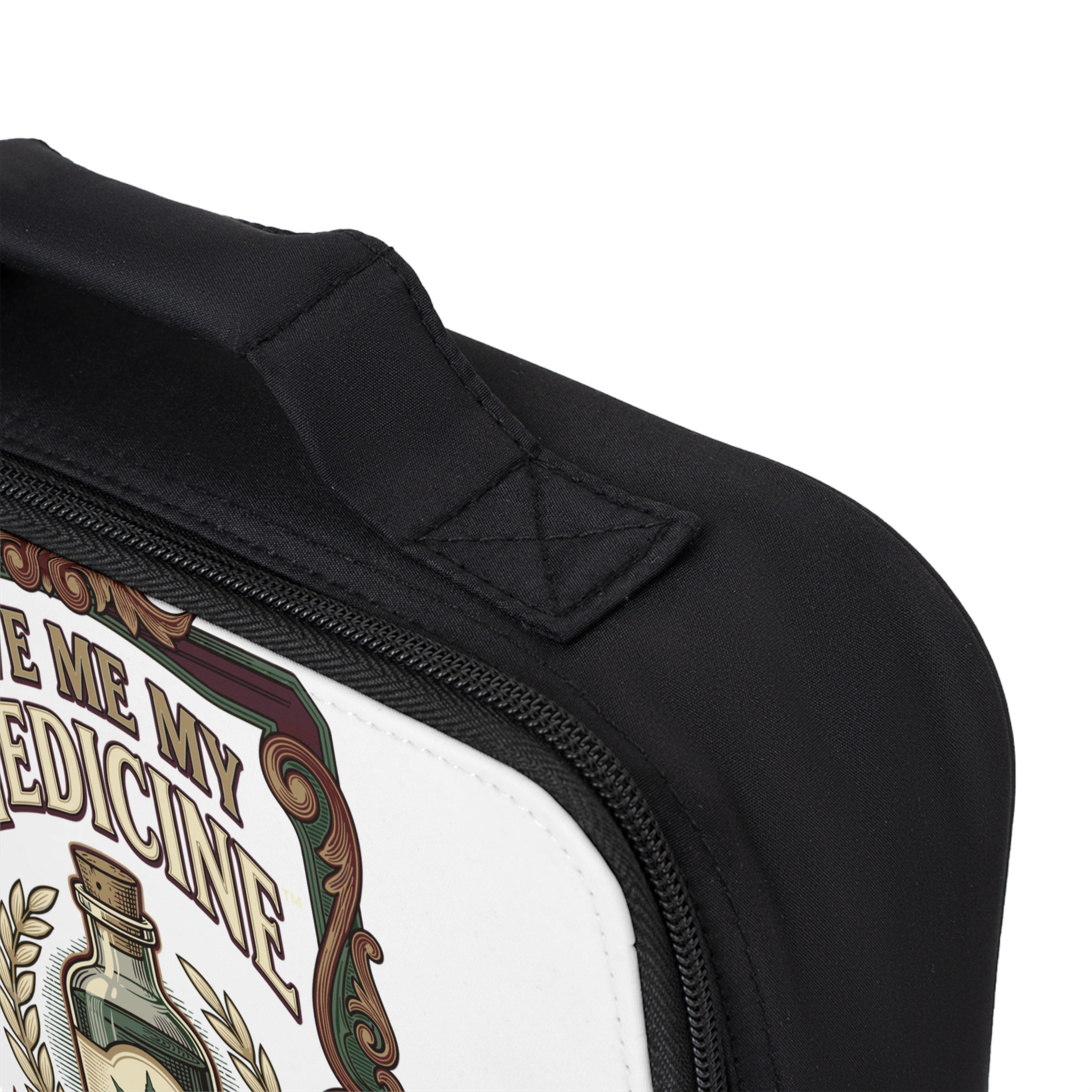 Give Me My Medicine™ Insulated Lunch Bag – Black – view 3