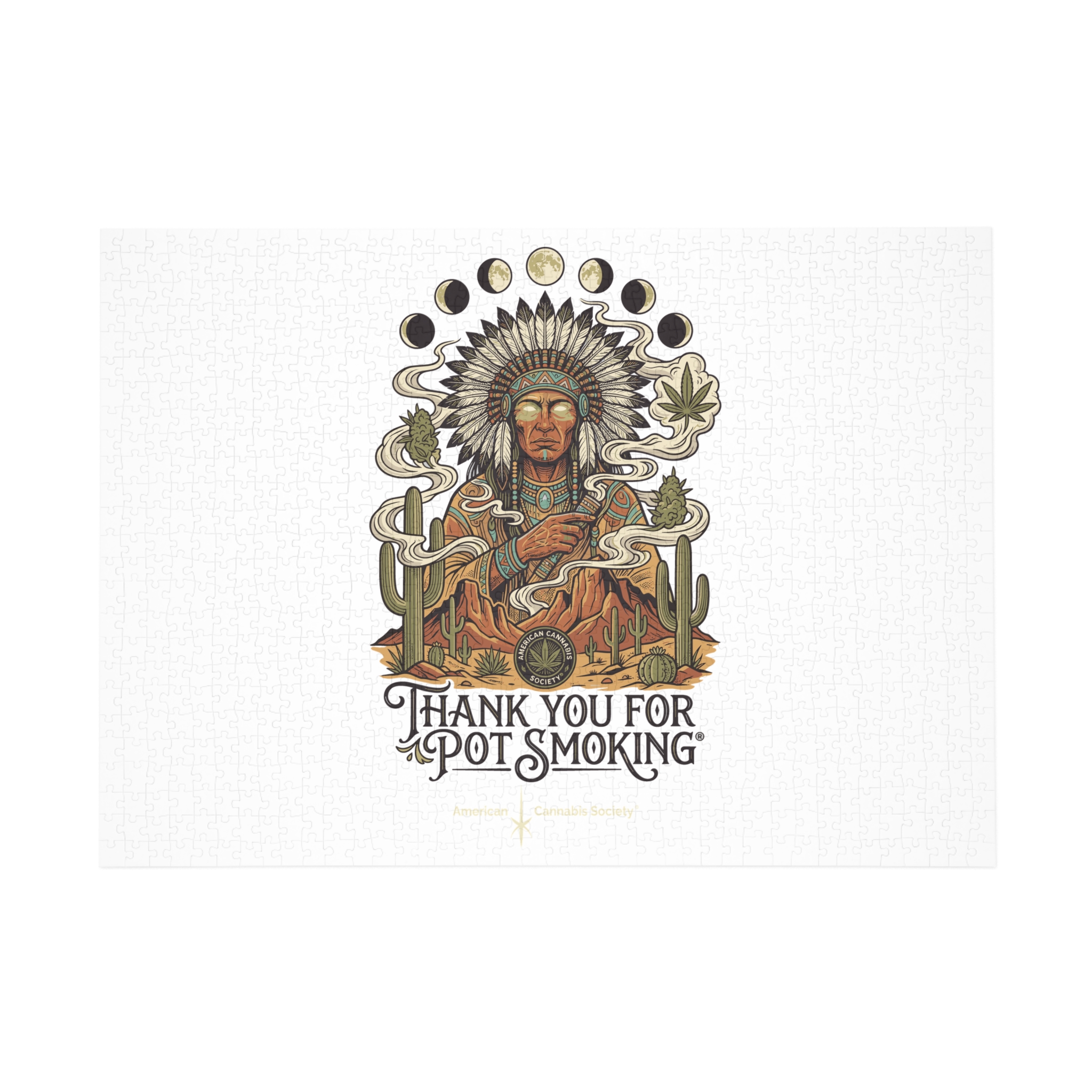 Thank You For Pot Smoking® Jigsaw Puzzle with Gift Box – view 4