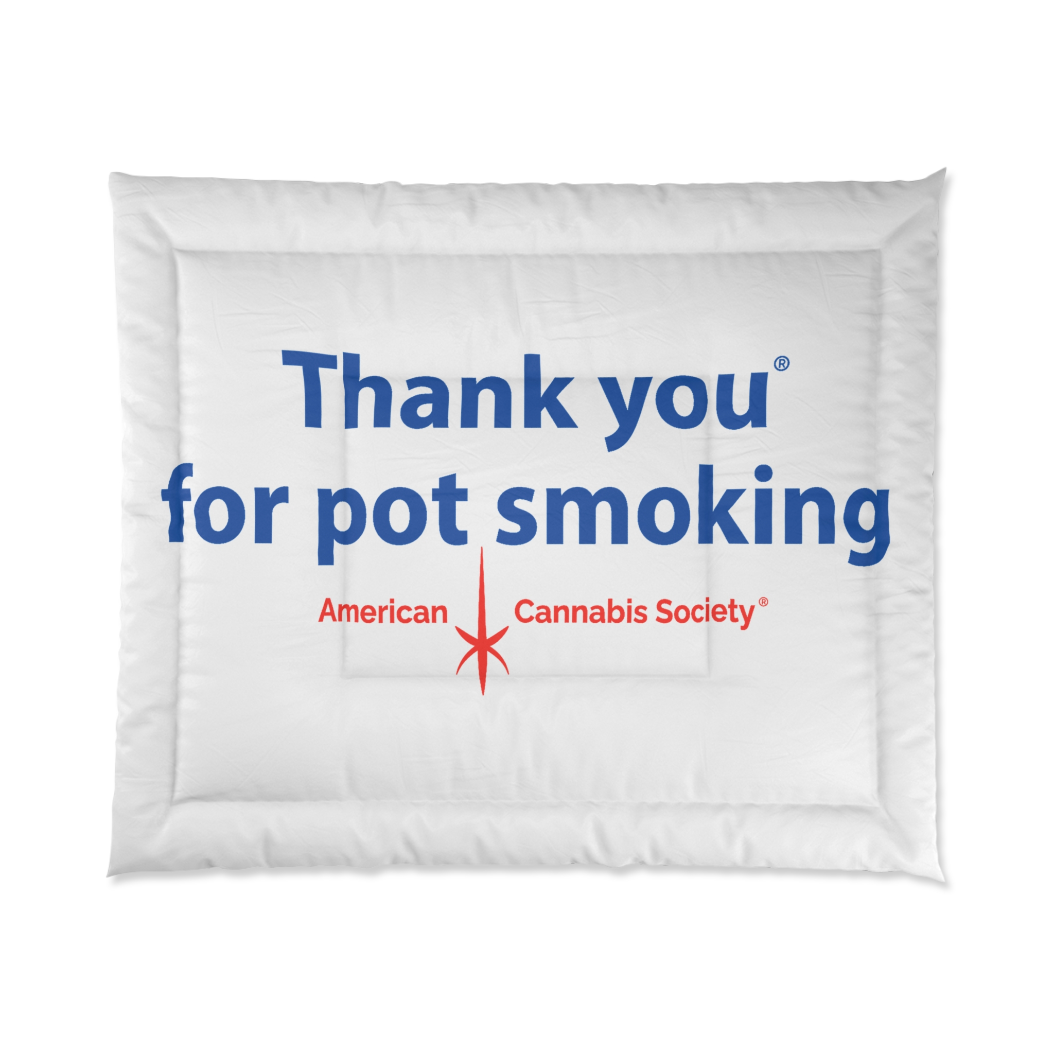 Thank You For Pot Smoking® Comforter — American Cannabis Society® Bedding - Image 5