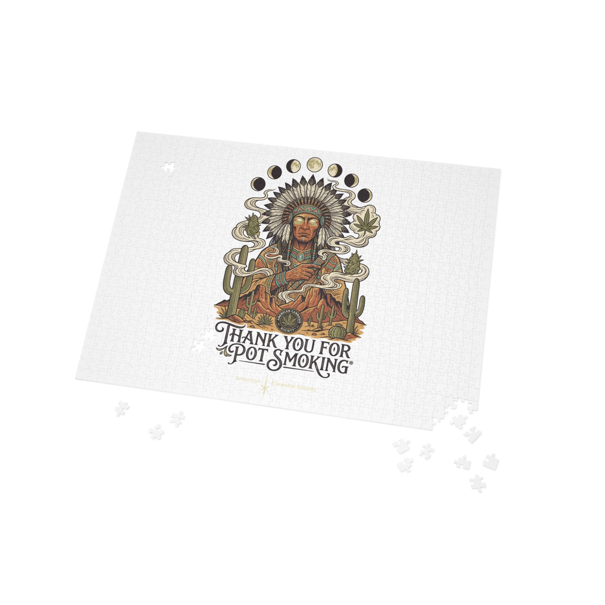 Thank You For Pot Smoking® Jigsaw Puzzle with Gift Box – view 5