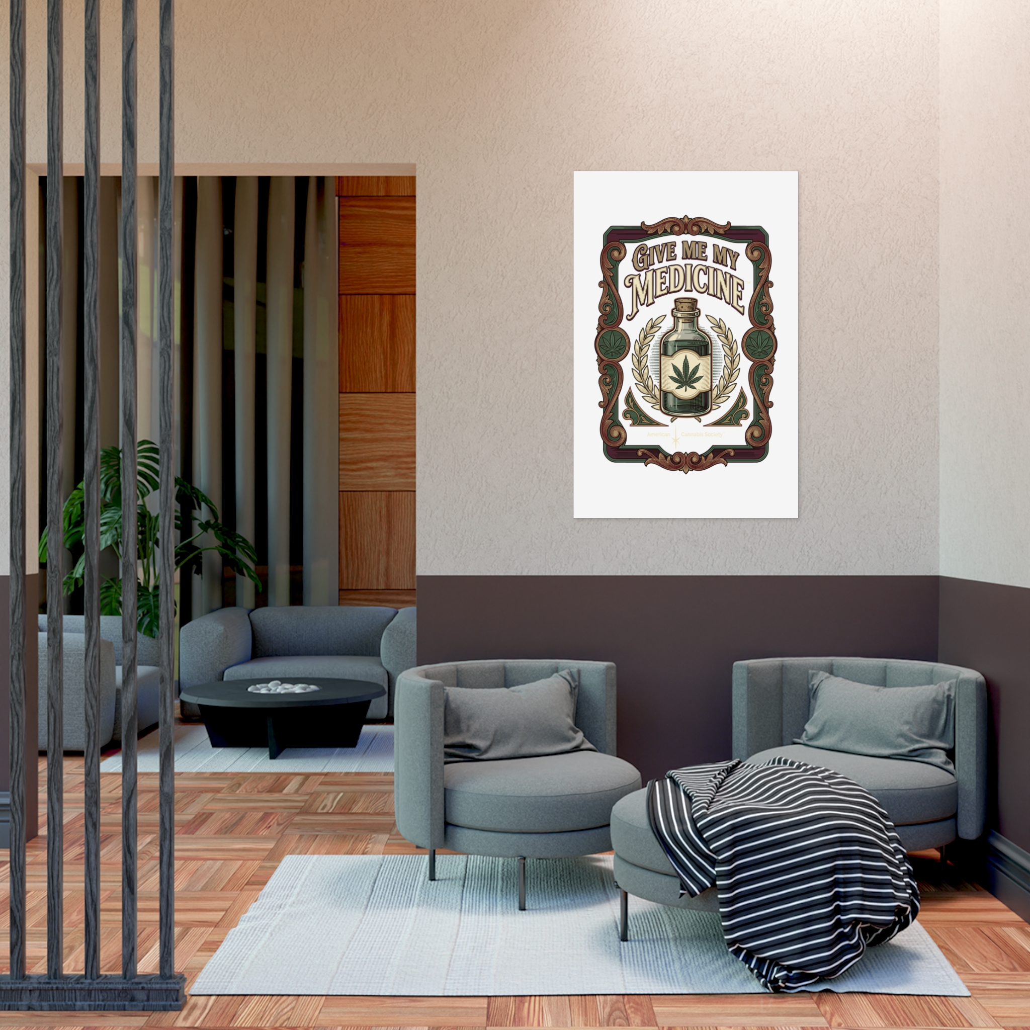 Give Me My Medicine™ Uncoated Poster – 22" x 34" (Vertical) – view 3