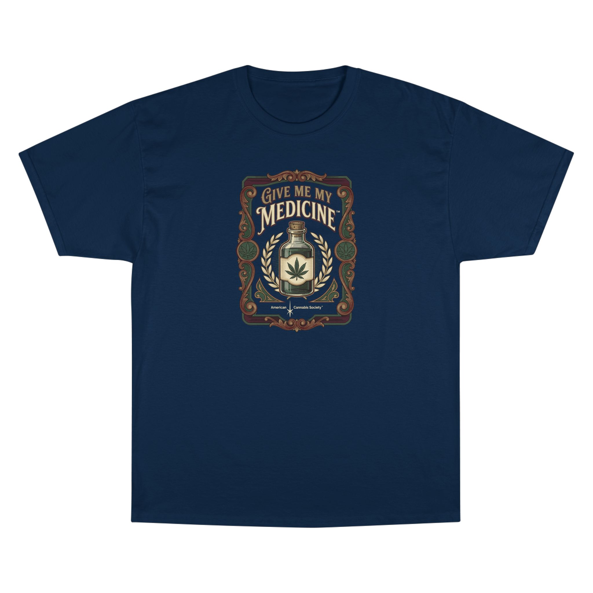 Give Me My Medicine™ Classic Cotton Tee – Navy