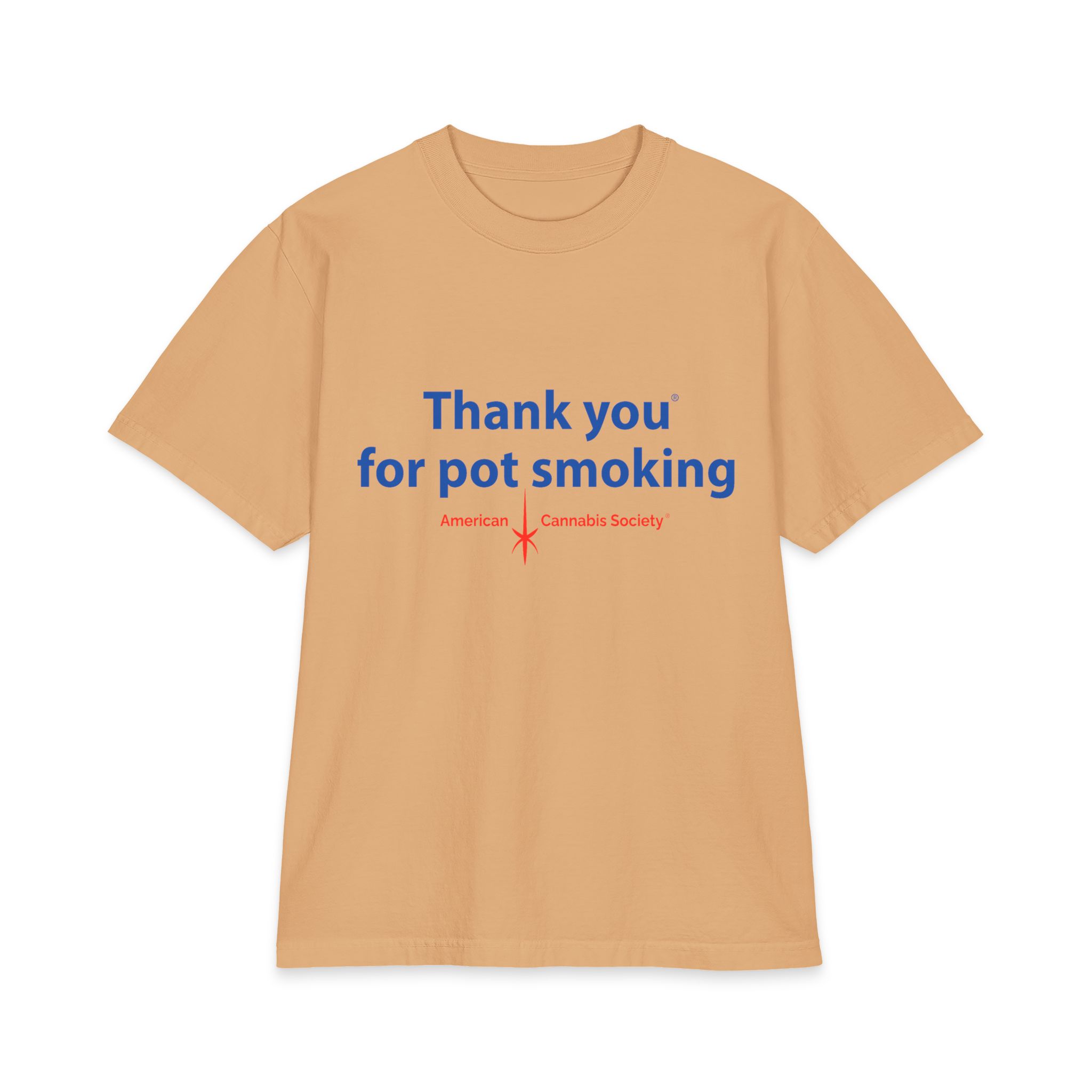 Thank You For Pot Smoking® Max Heavyweight Tee – Khaki