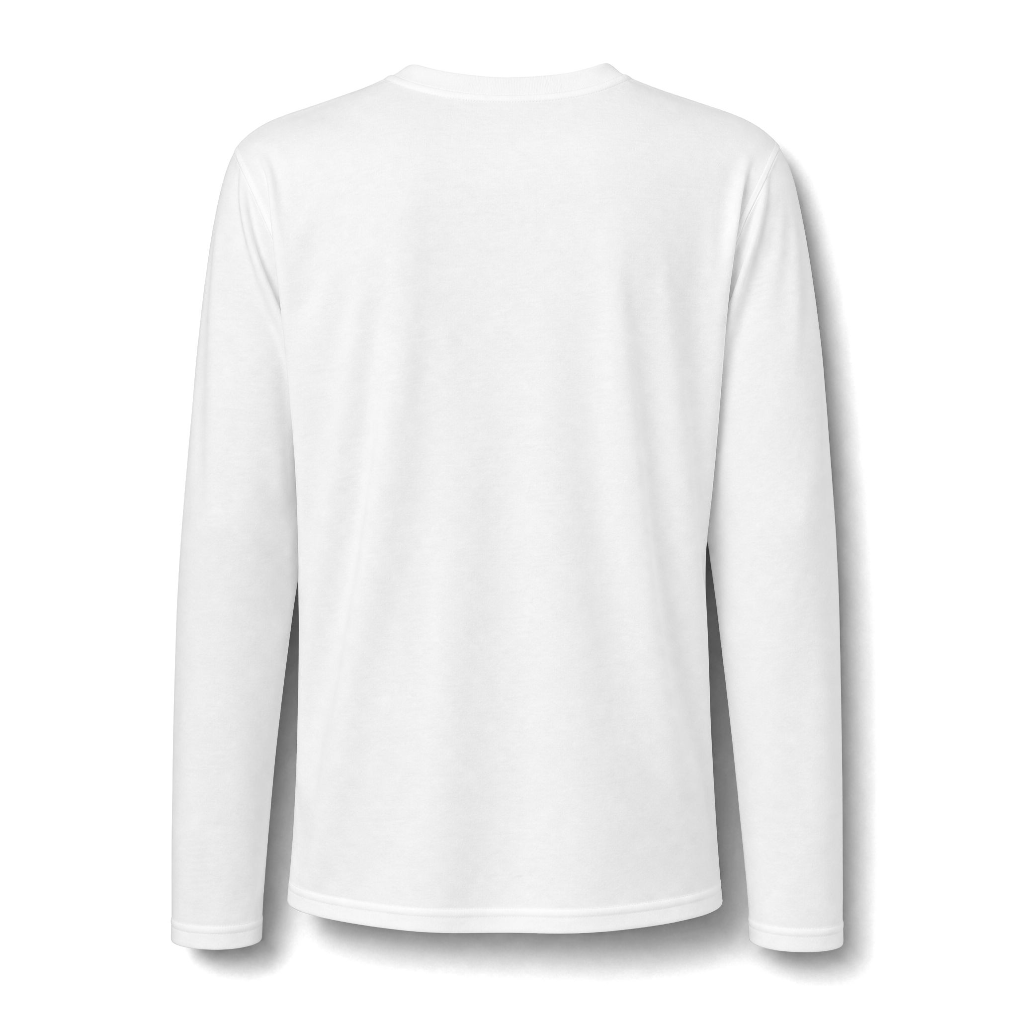 Thank You For Pot Smoking® Performance Long Sleeve Tee – White view 2