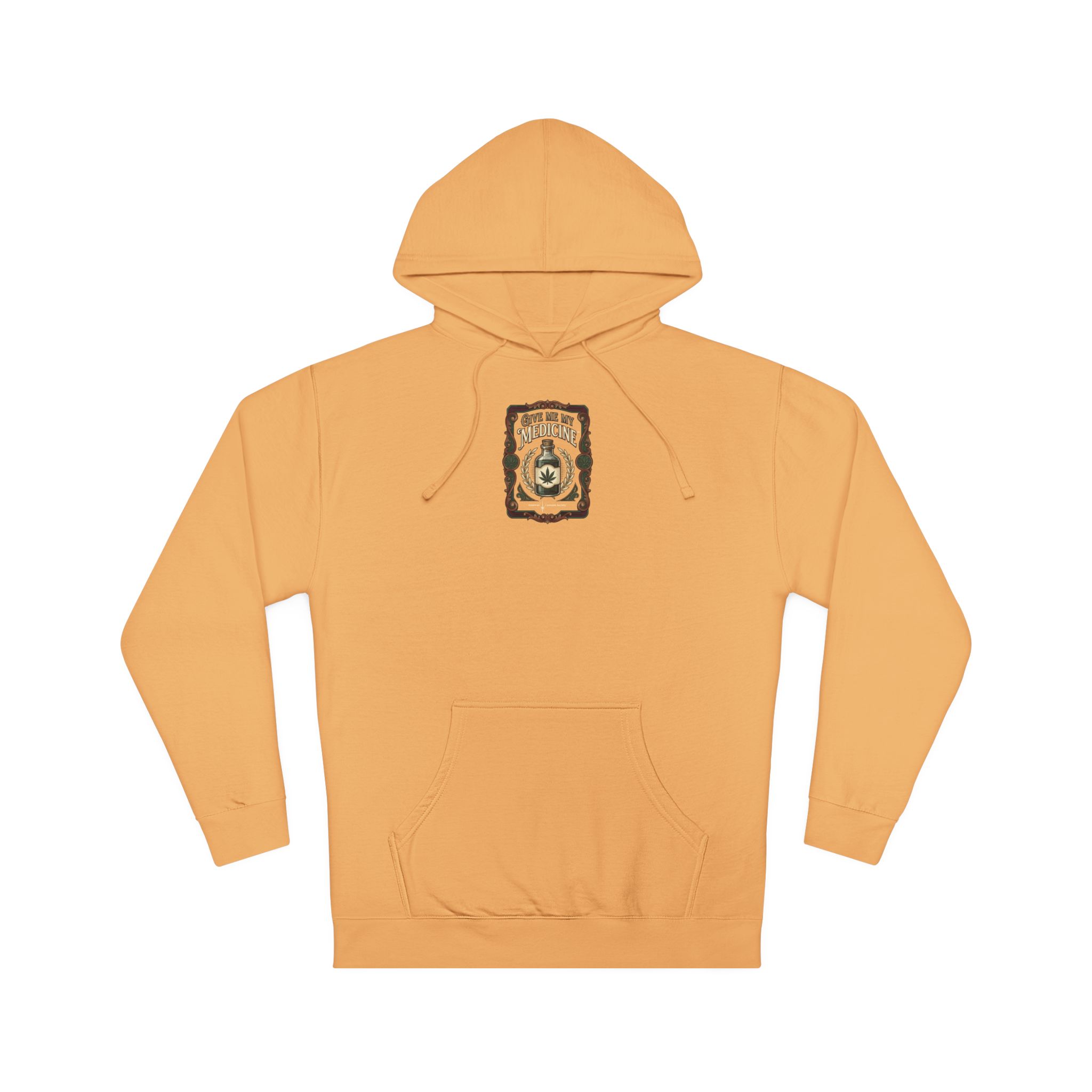 Give Me My Medicine™ Unisex Midweight Hoodie – Peach
