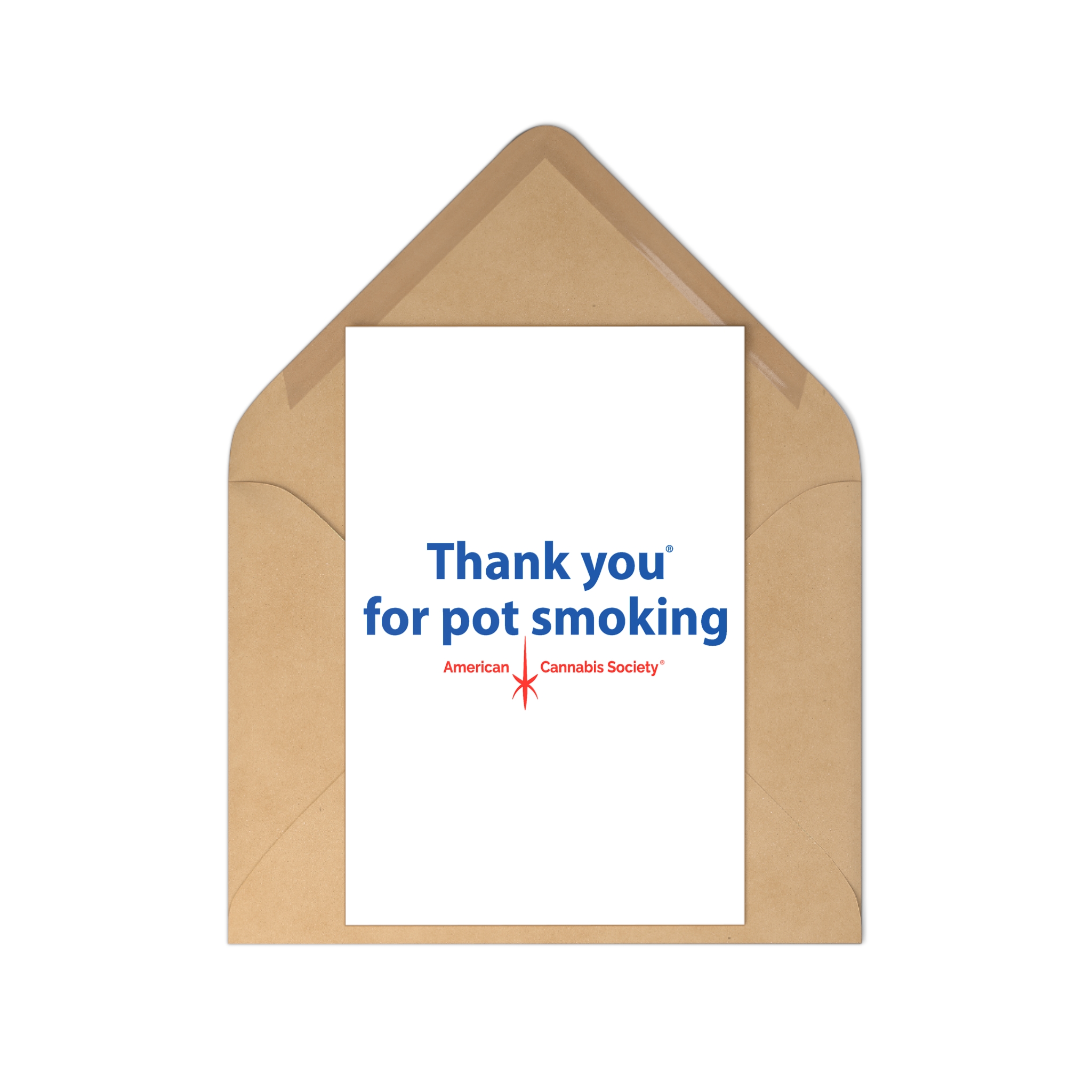 Thank You For Pot Smoking® Postcards (7-Pack) — American Cannabis Society® Cards with Envelopes - Image 4