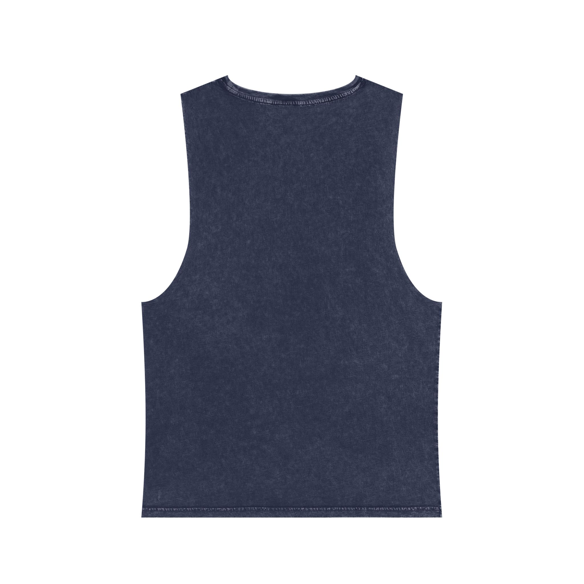 Give Me My Medicine™ Unisex Stonewash Tank Top – Blue Stone – view 2