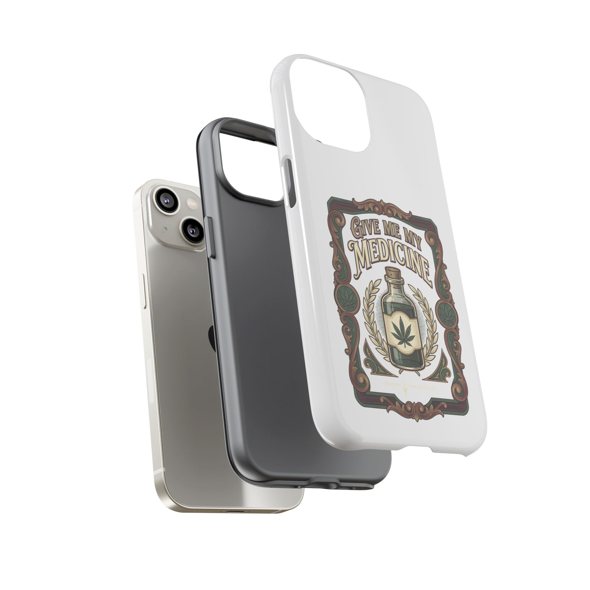 Give Me My Medicine™ Dual-Layer Tough Case – iPhone 14 / Glossy – view 3
