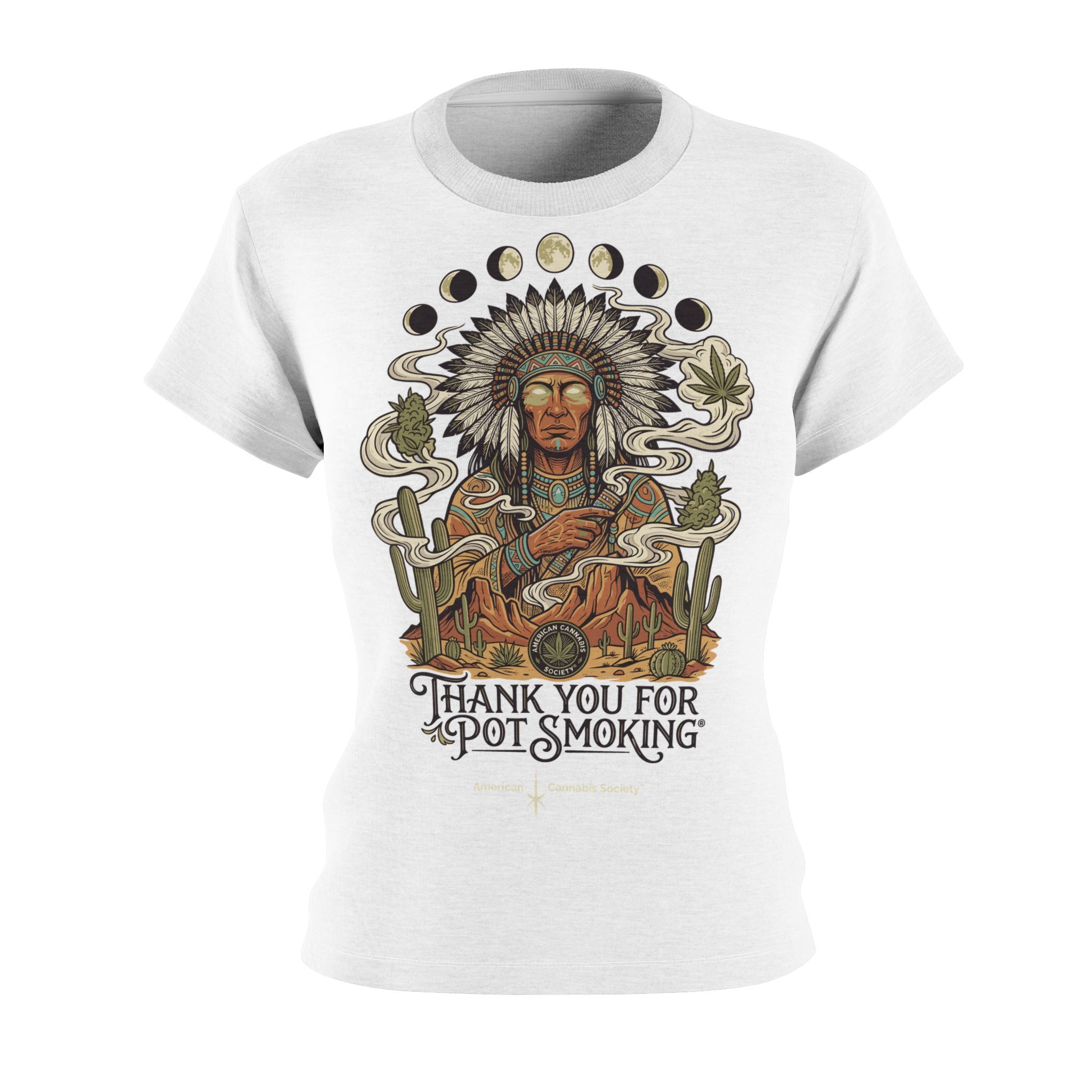 Thank You For Pot Smoking® Desert Chief Women's All-Over Tee