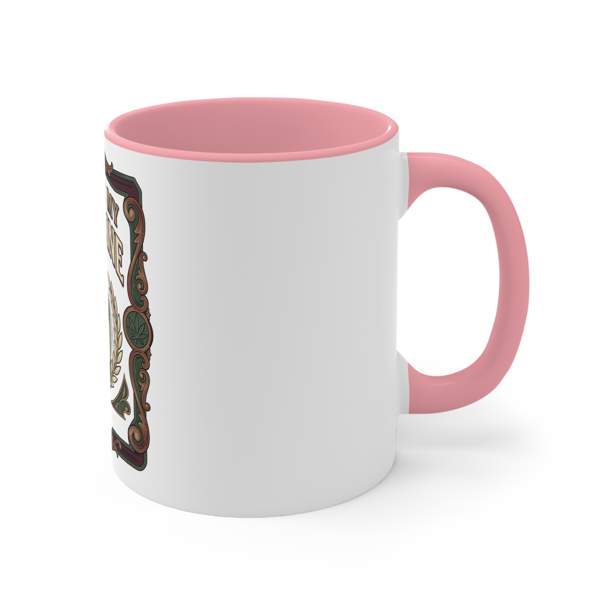 Give Me My Medicine™ Accent Mug, Red, Black or Pink – Pink – view 3