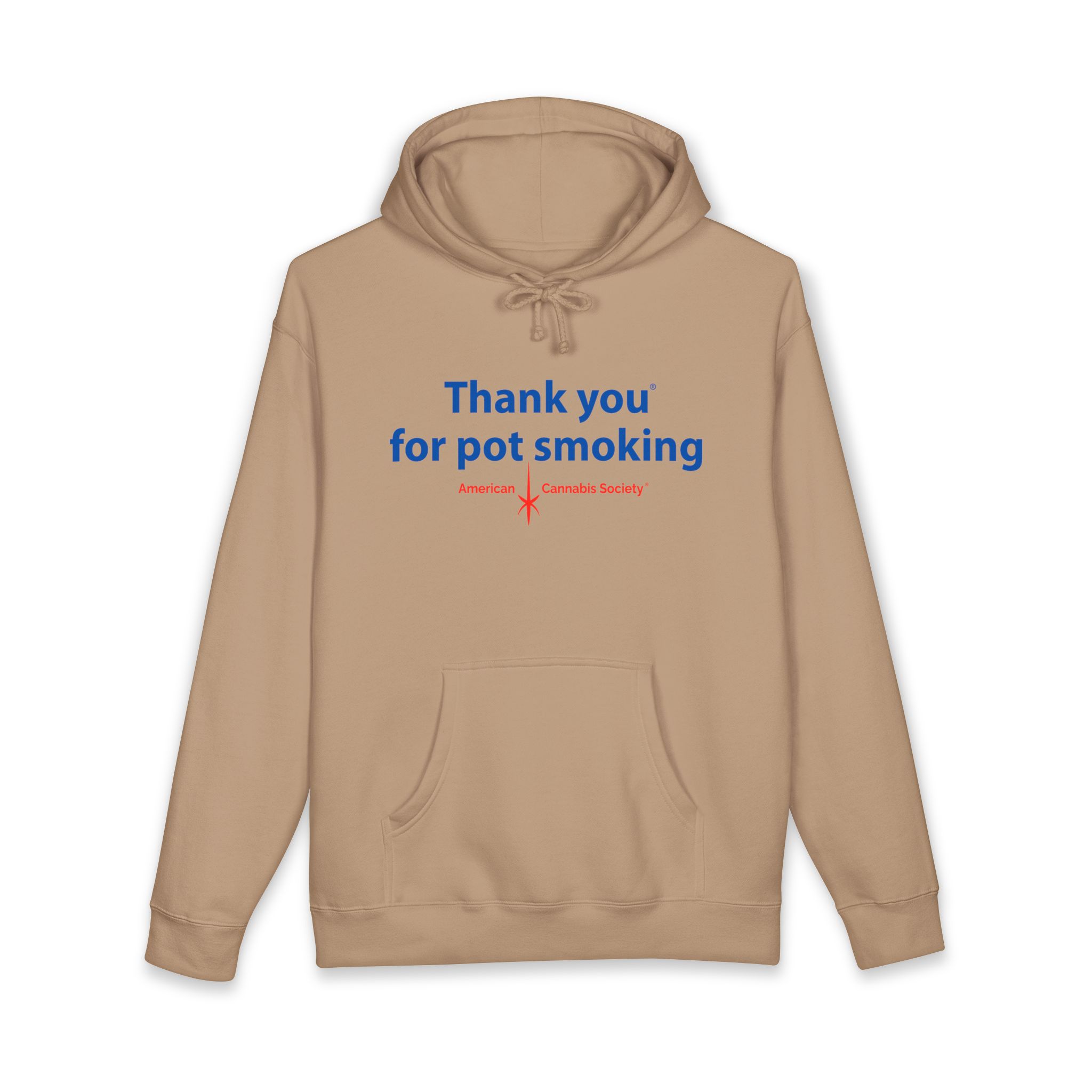 Thank You For Pot Smoking® Heavyweight Pullover Hoodie – Sandstone