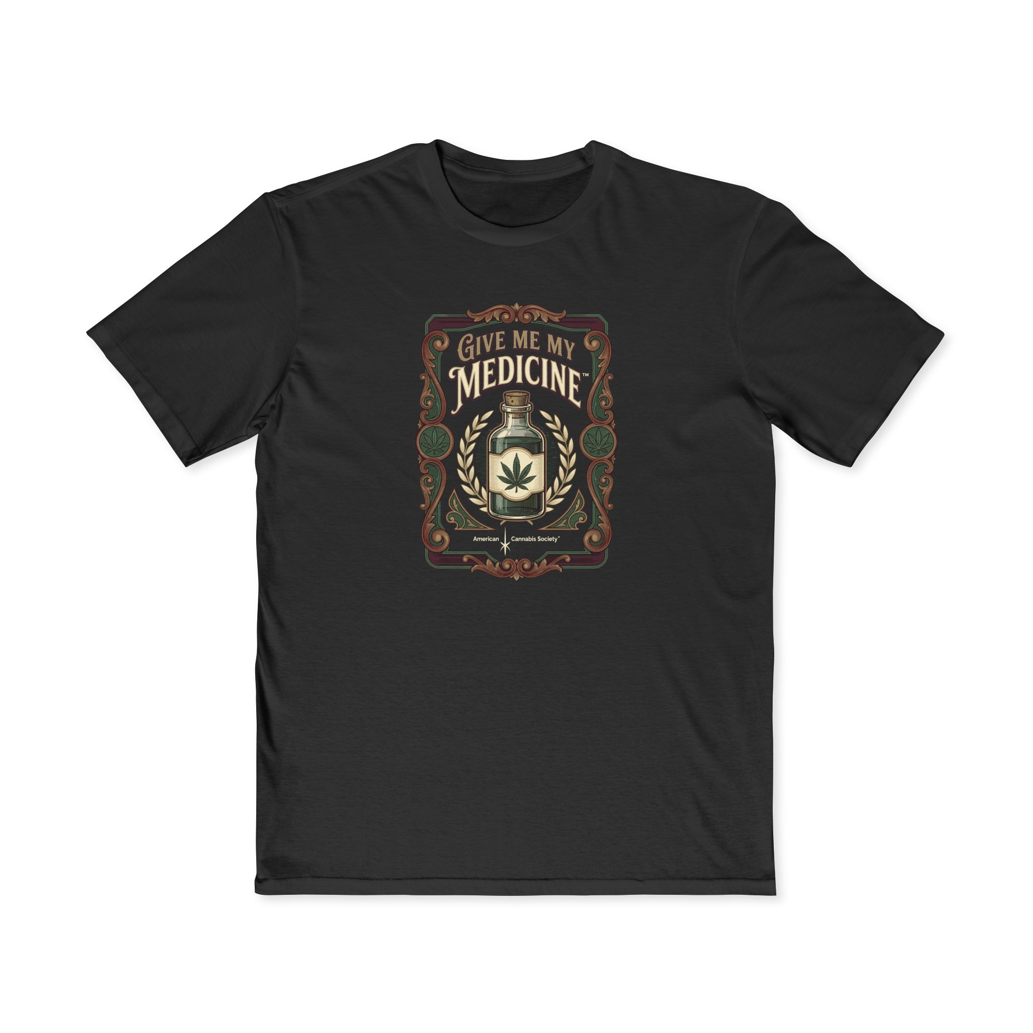 Give Me My Medicine™ Men's Classic Fit Tee – Black
