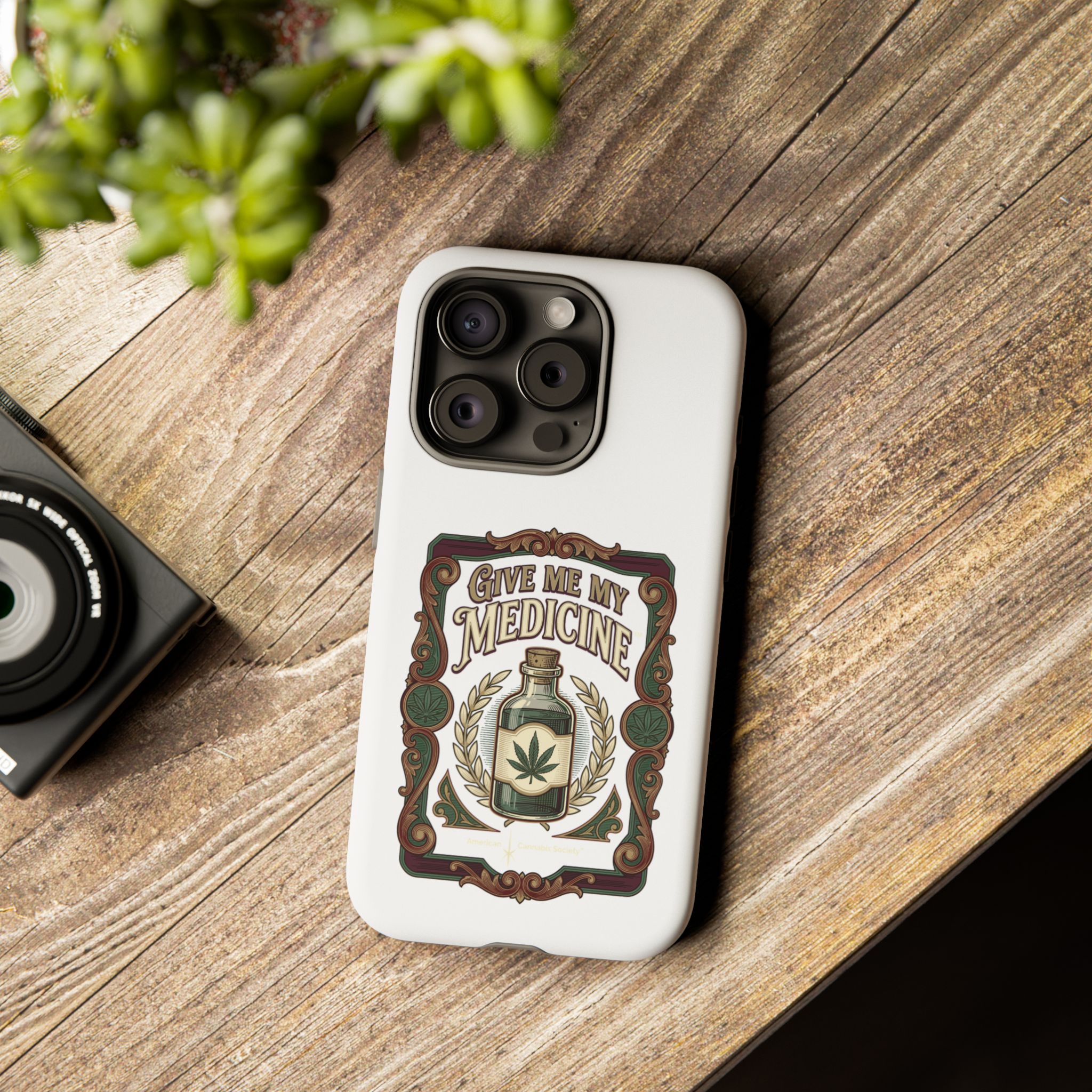 Give Me My Medicine™ Dual-Layer Tough Case – iPhone 15 Pro / Matte – view 3