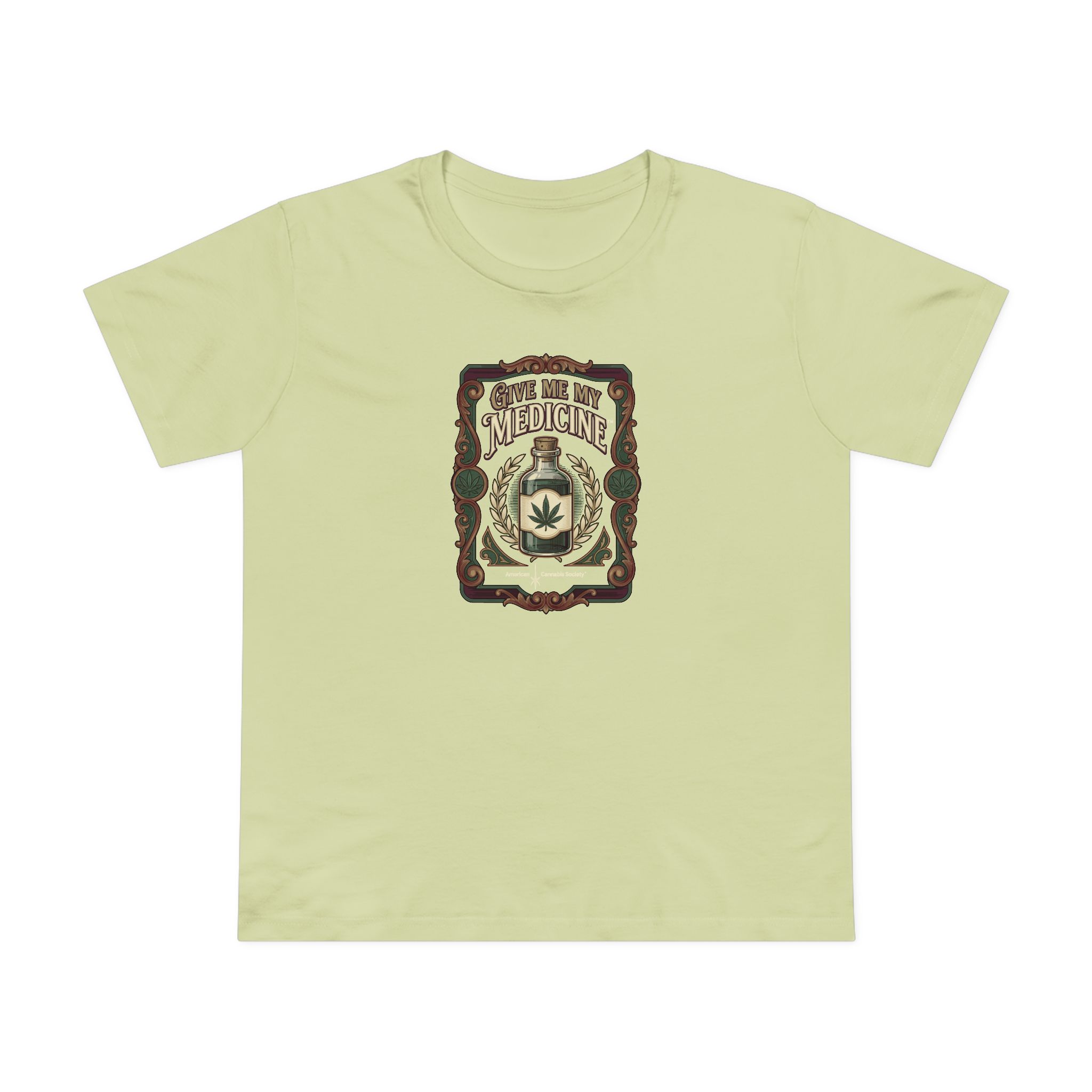 Give Me My Medicine™ Women's Maple Tee – Lime