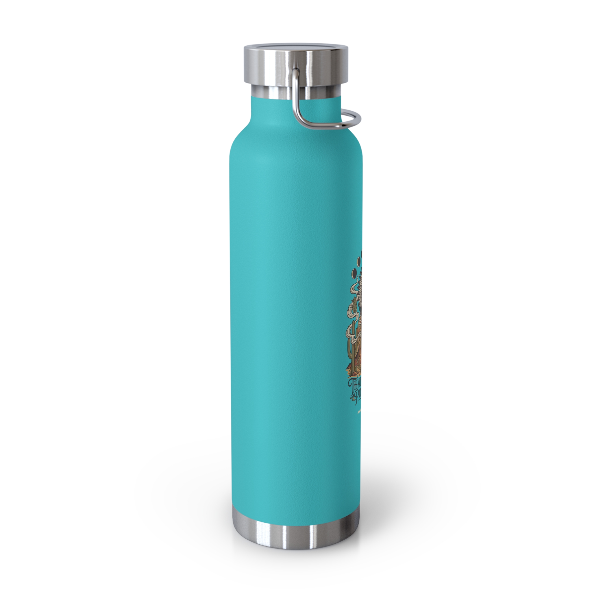 Thank You For Pot Smoking® Desert Chief Copper Insulated Bottle, 22oz – Mint Green – view 2