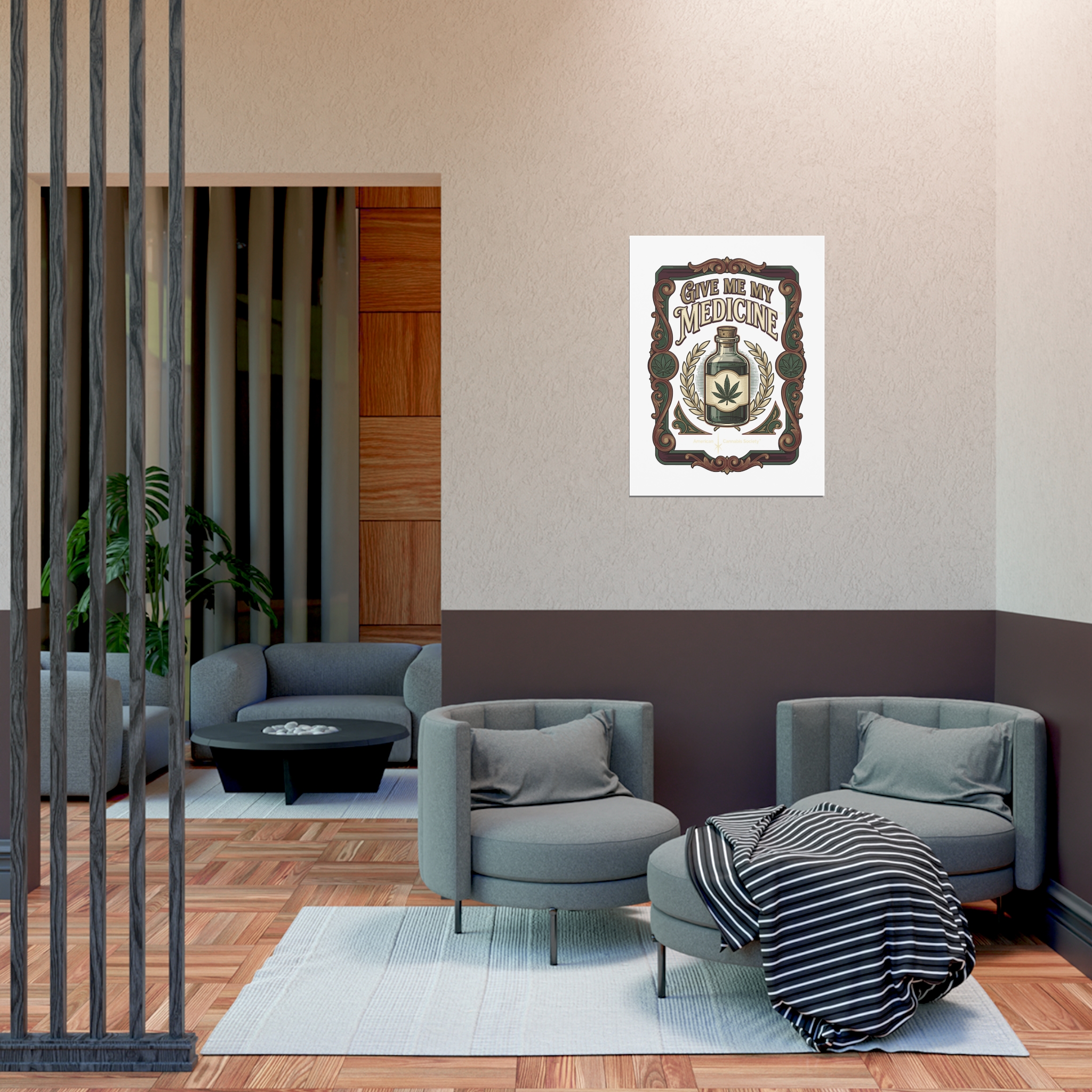 Give Me My Medicine™ Uncoated Poster – 18″ x 24″ (Vertical) – view 3