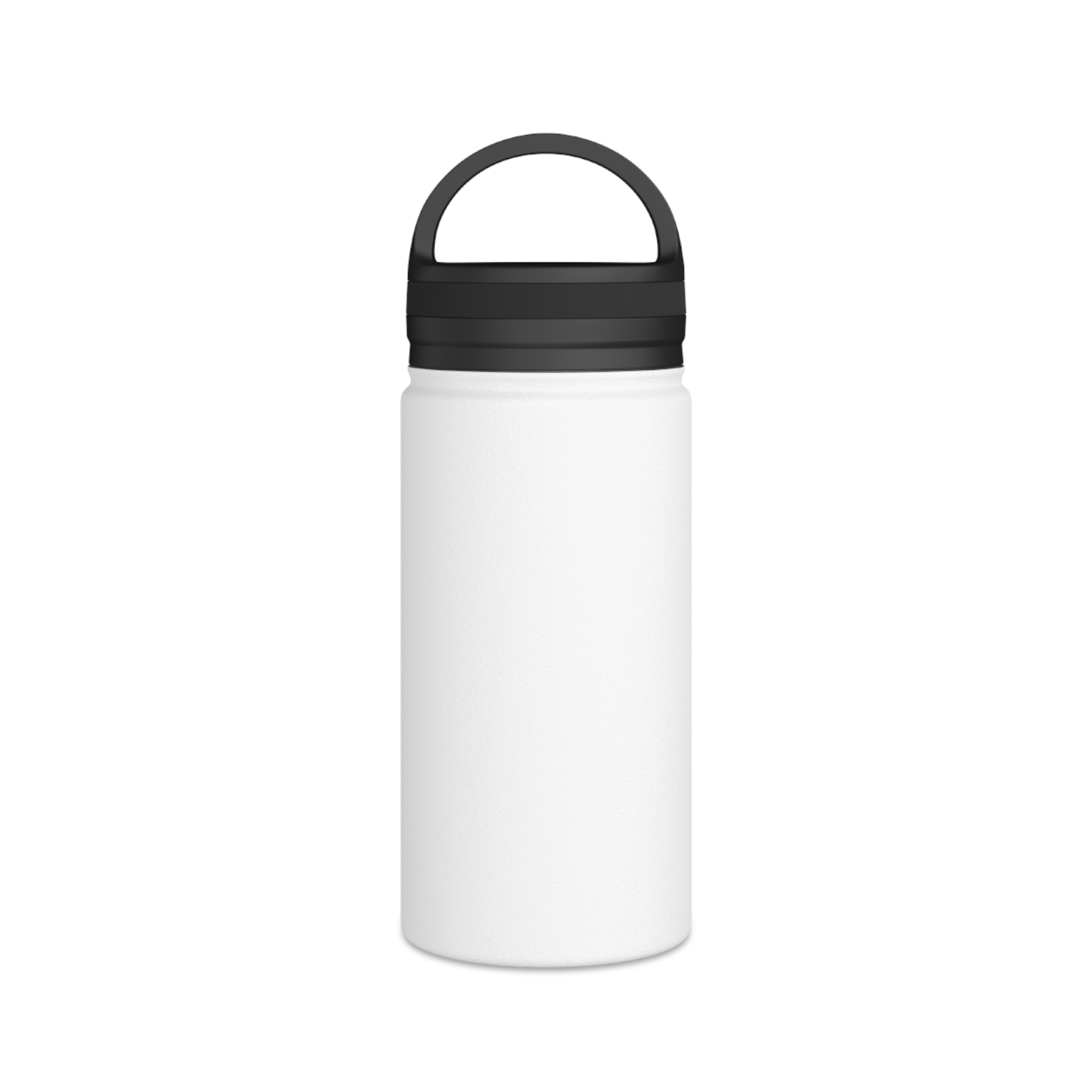 Give Me My Medicine™ Stainless Steel Bottle, Handle Lid – White – view 2