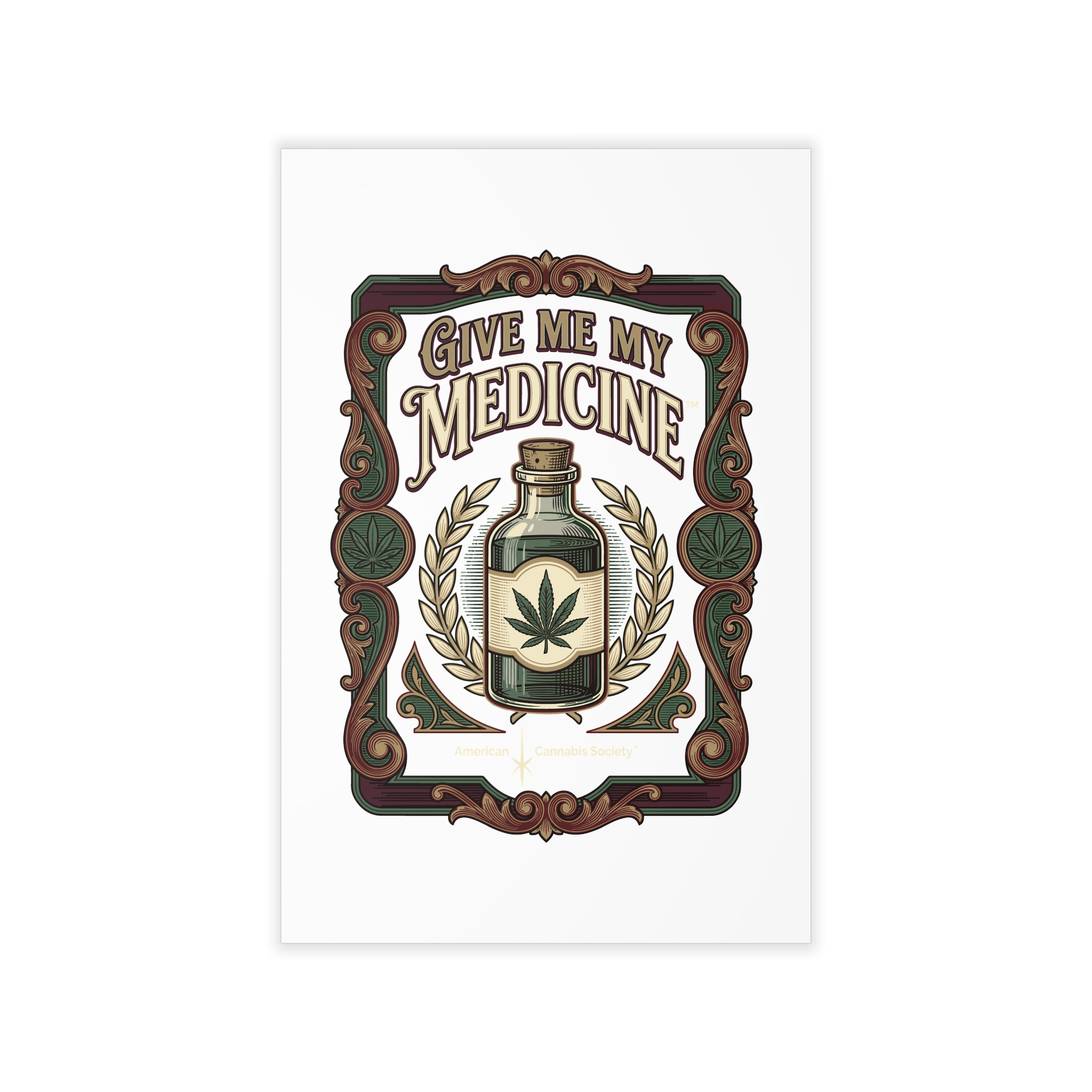Give Me My Medicine™ Wall Decal – 12" x 18"