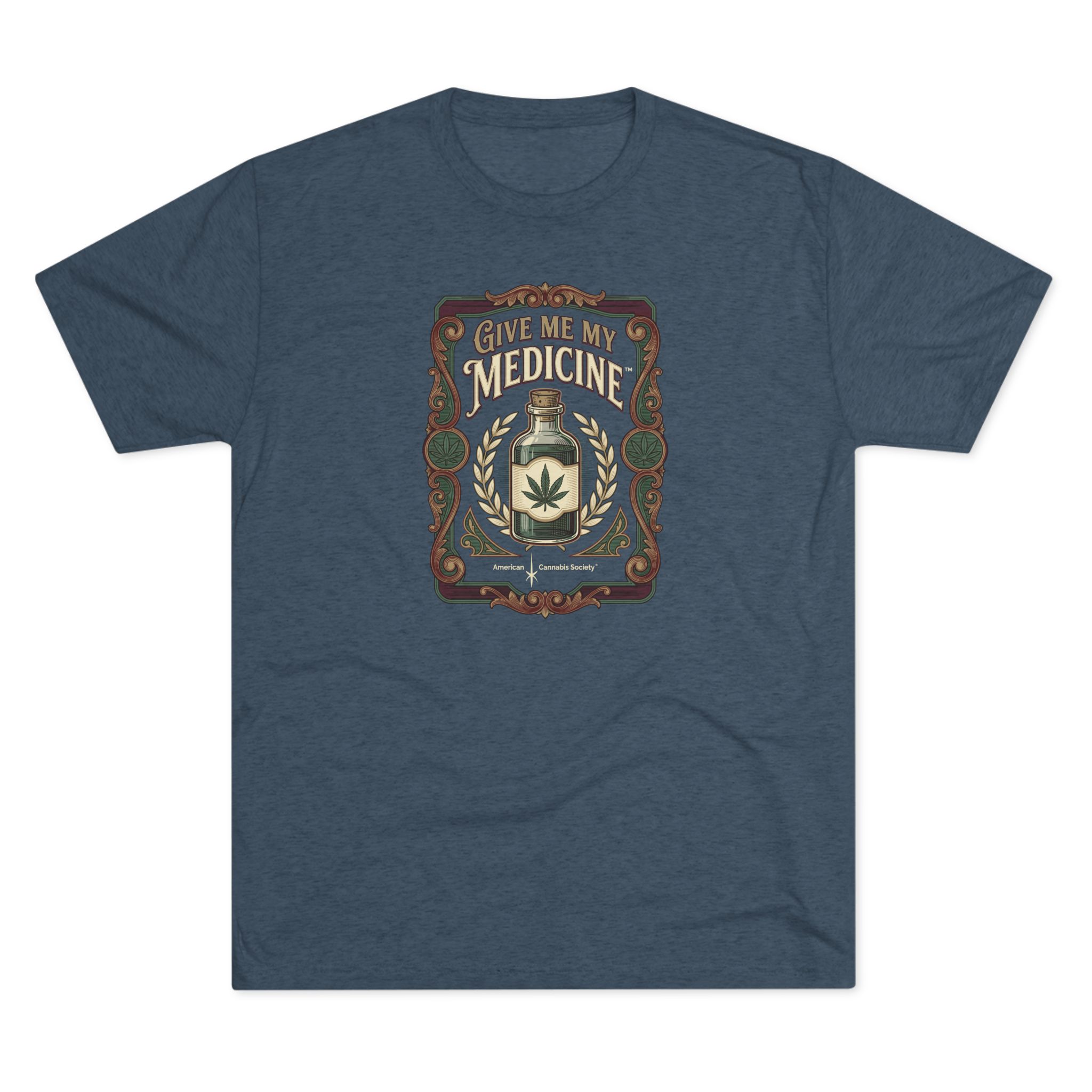 Give Me My Medicine™ Unisex Tri-Blend Crew Tee – Tri-Blend Indigo