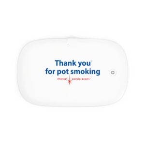 Thank You For Pot Smoking® UV Phone Sanitizer & Charger – White