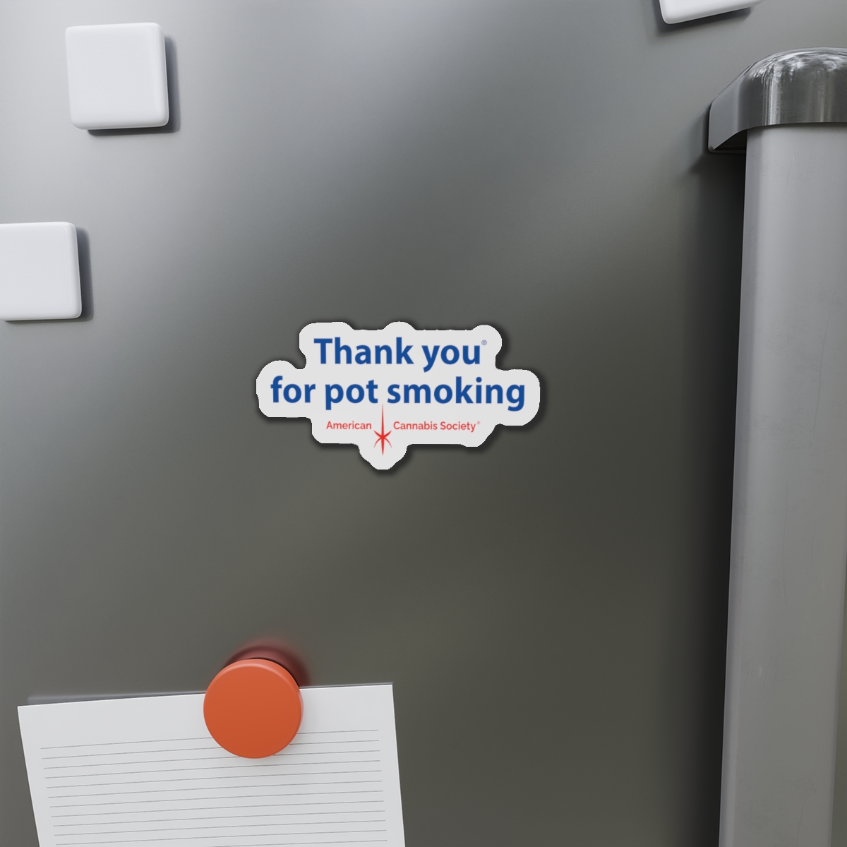 Thank You For Pot Smoking® Die-Cut Magnet – view 3