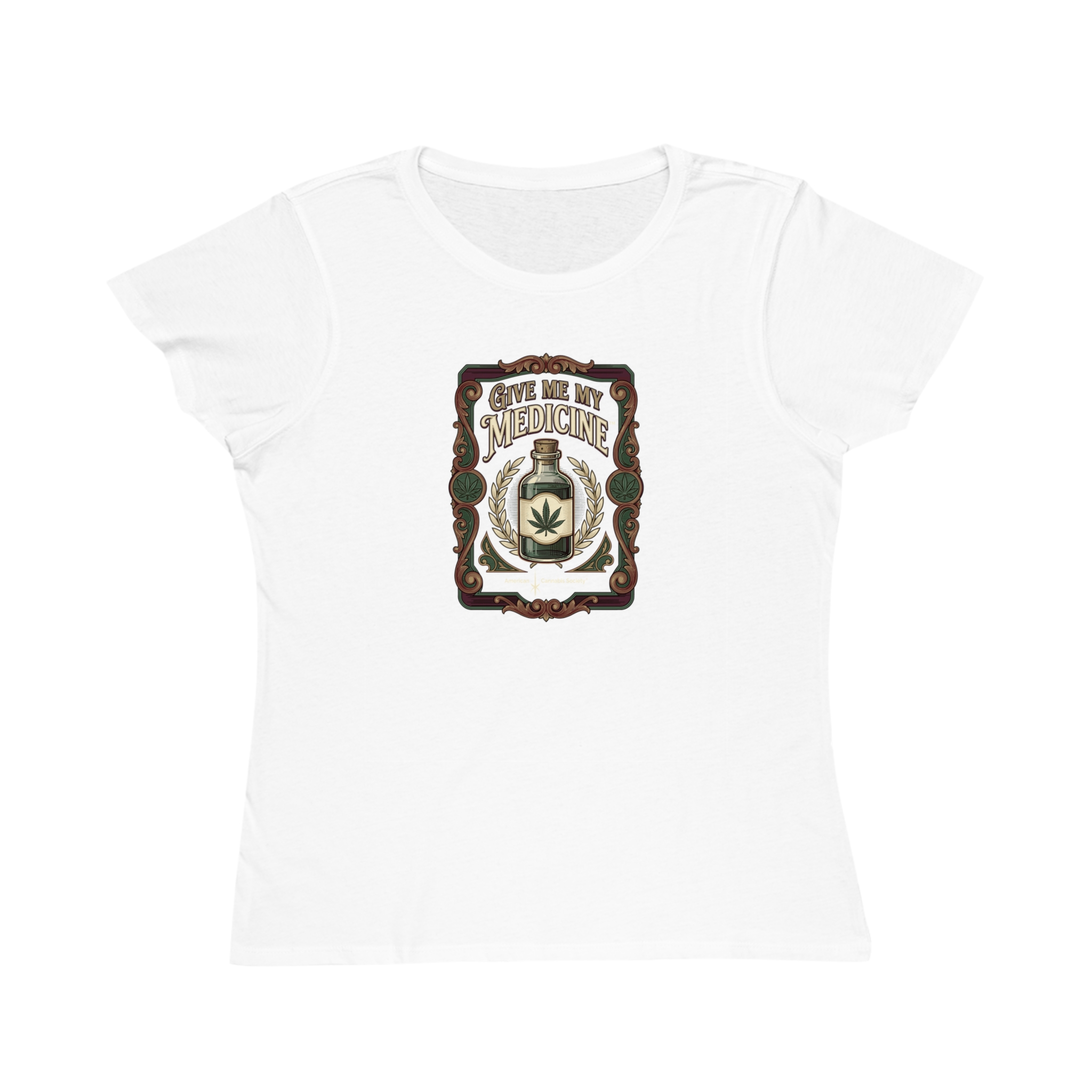 Give Me My Medicine™ Organic Women's Tee – White