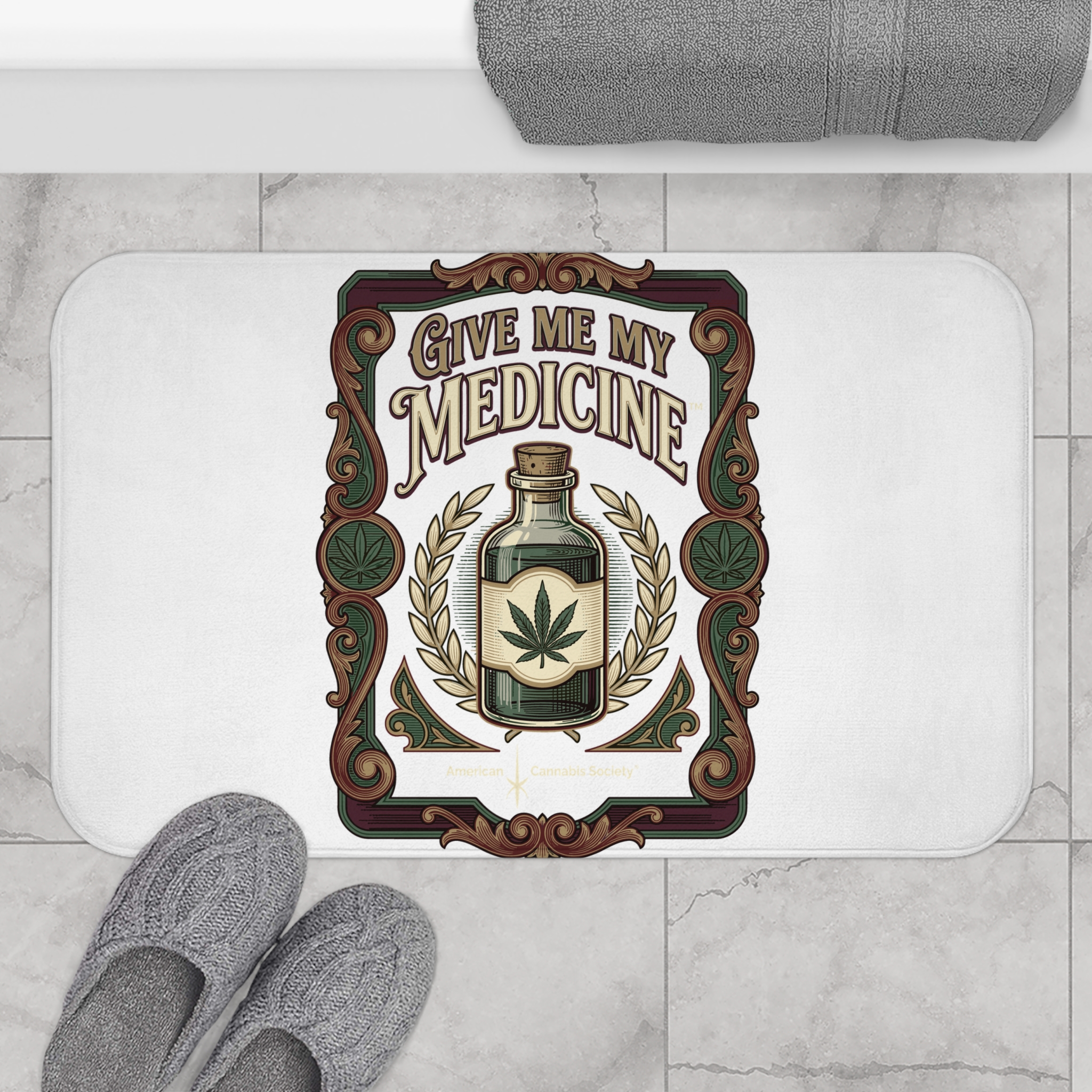 Give Me My Medicine™ Memory Foam Bath Mat – 34" × 21" – view 4