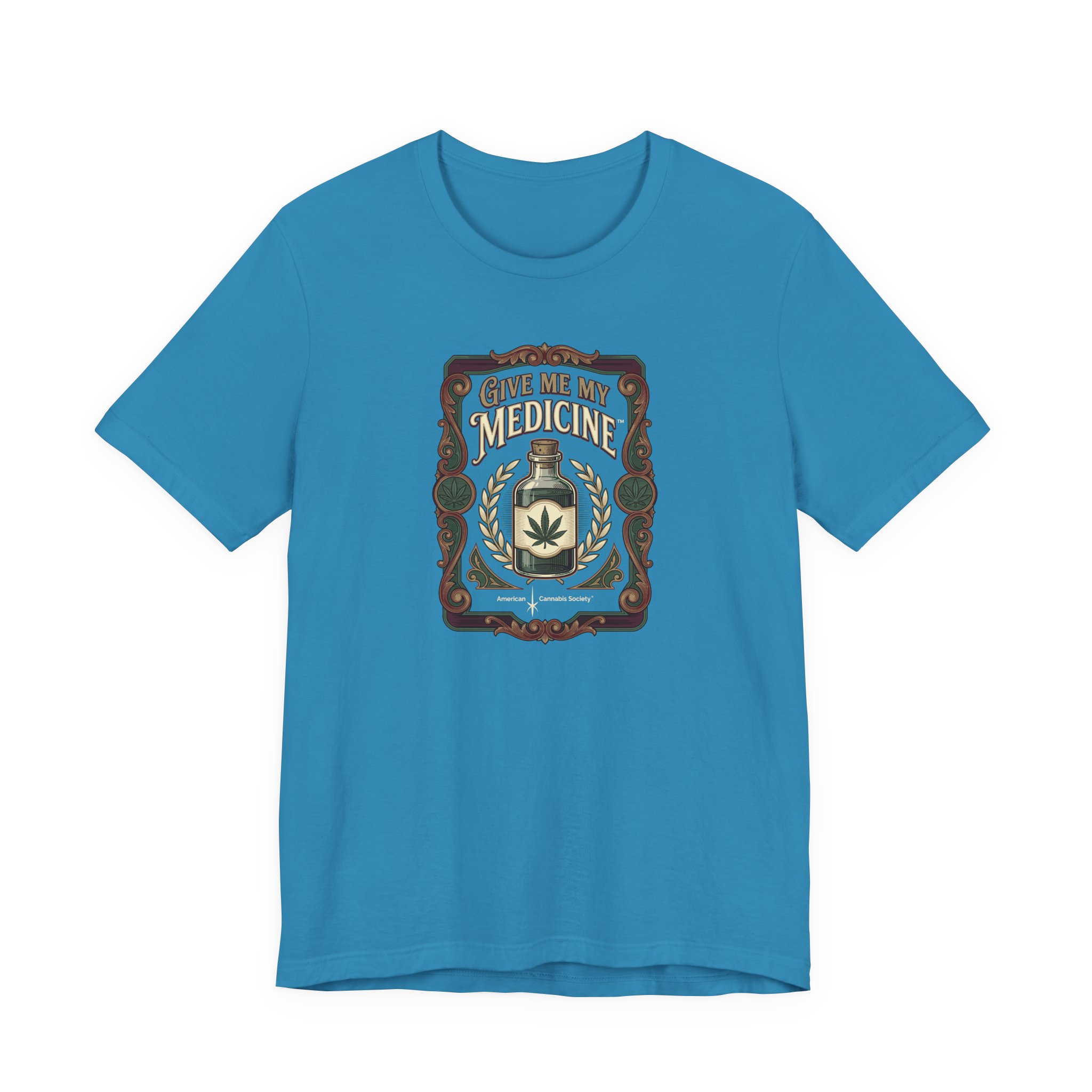 Give Me My Medicine™ Unisex Jersey Tee – Aqua