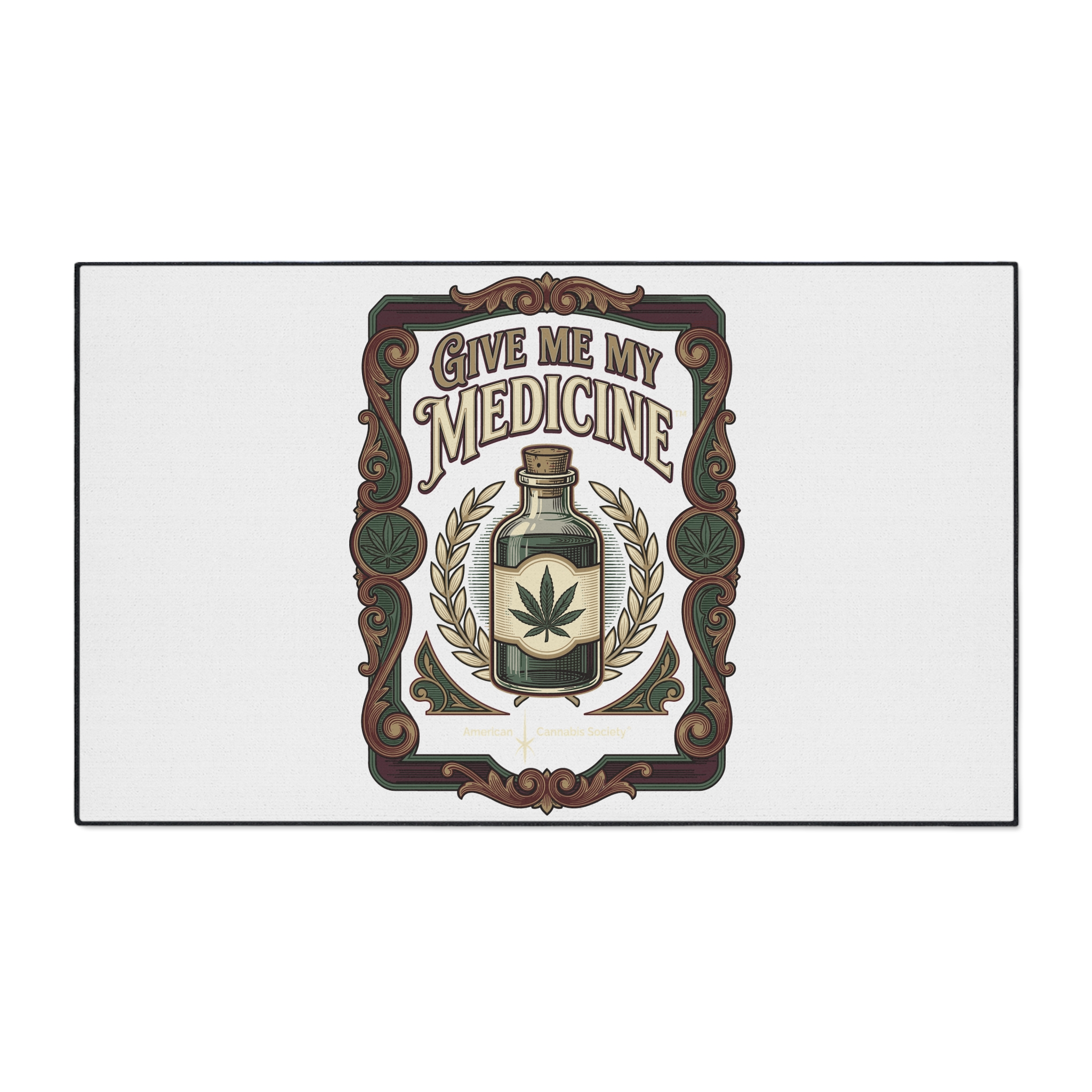 Give Me My Medicine™ Heavy Duty Floor Mat – 36" × 60"