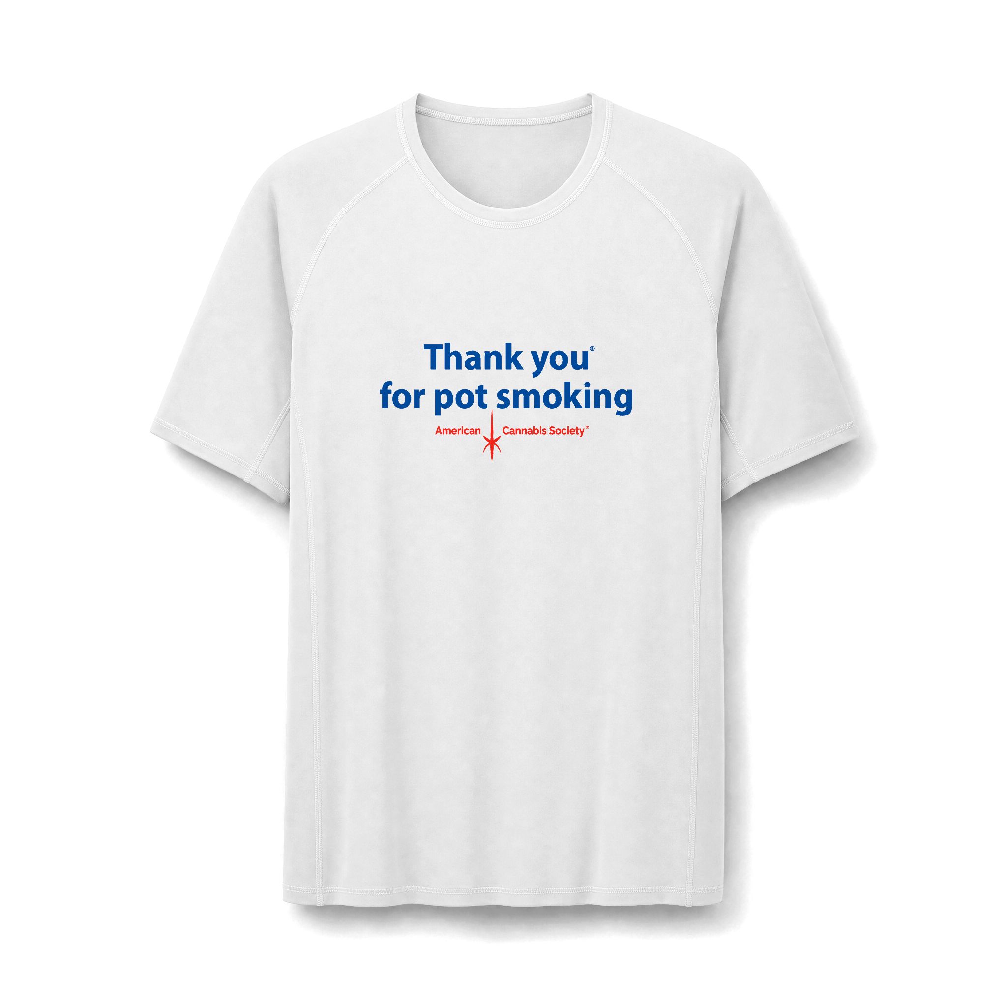 Thank You For Pot Smoking® Women's Rashguard Tee – White