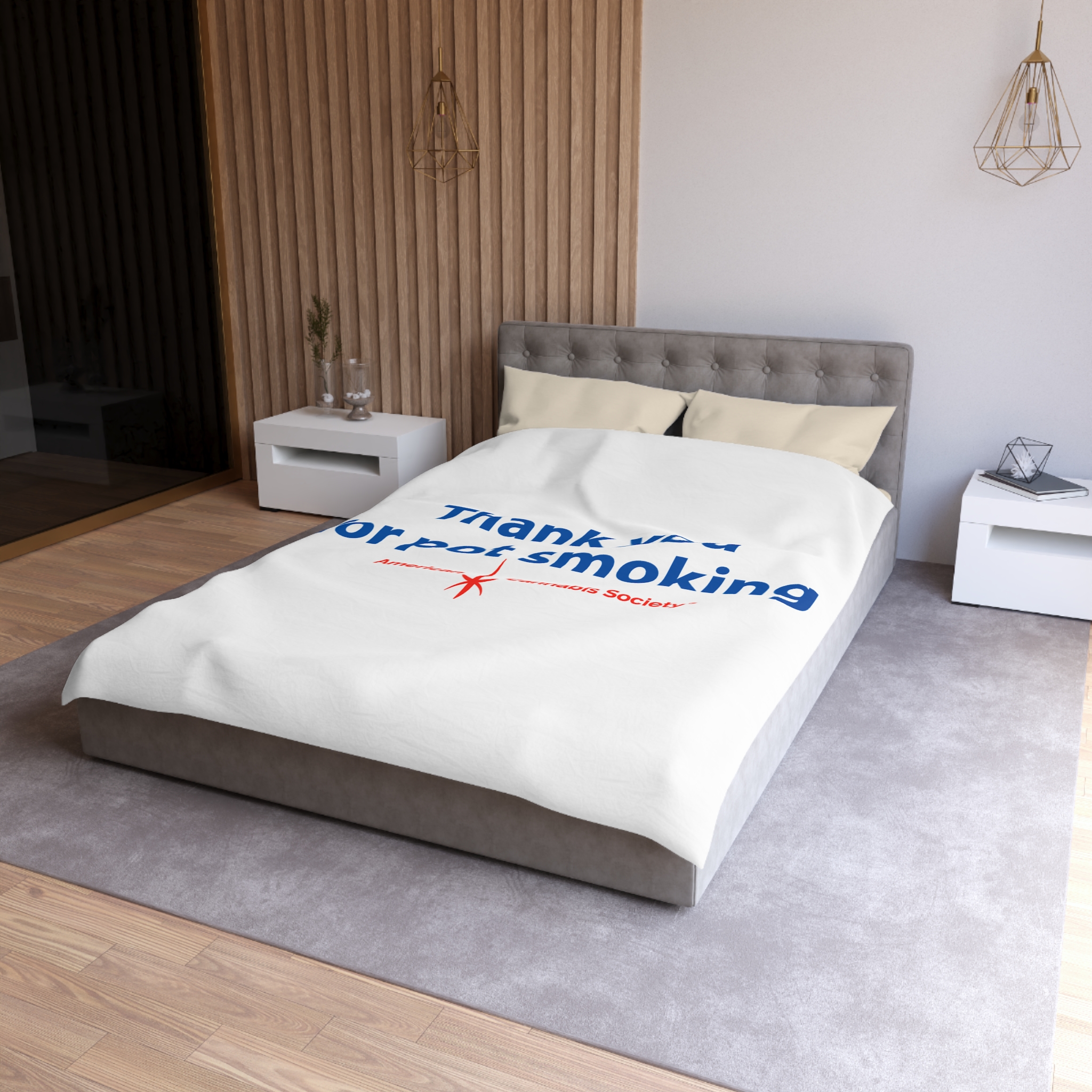 Thank You For Pot Smoking® Duvet Cover — American Cannabis Society® Microfiber Bedding - Image 3