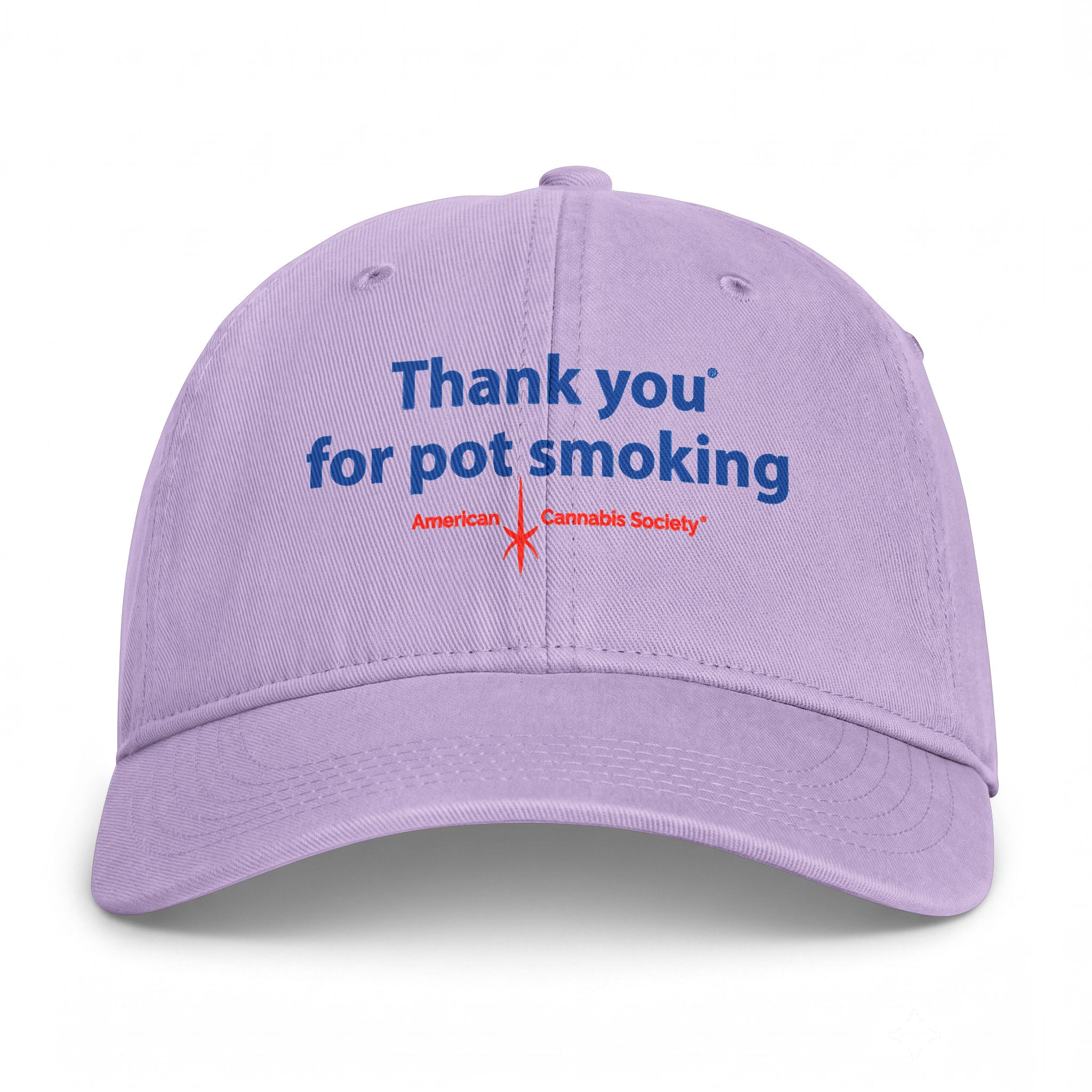 Thank You For Pot Smoking® Coastal Washed Cap – Orchid