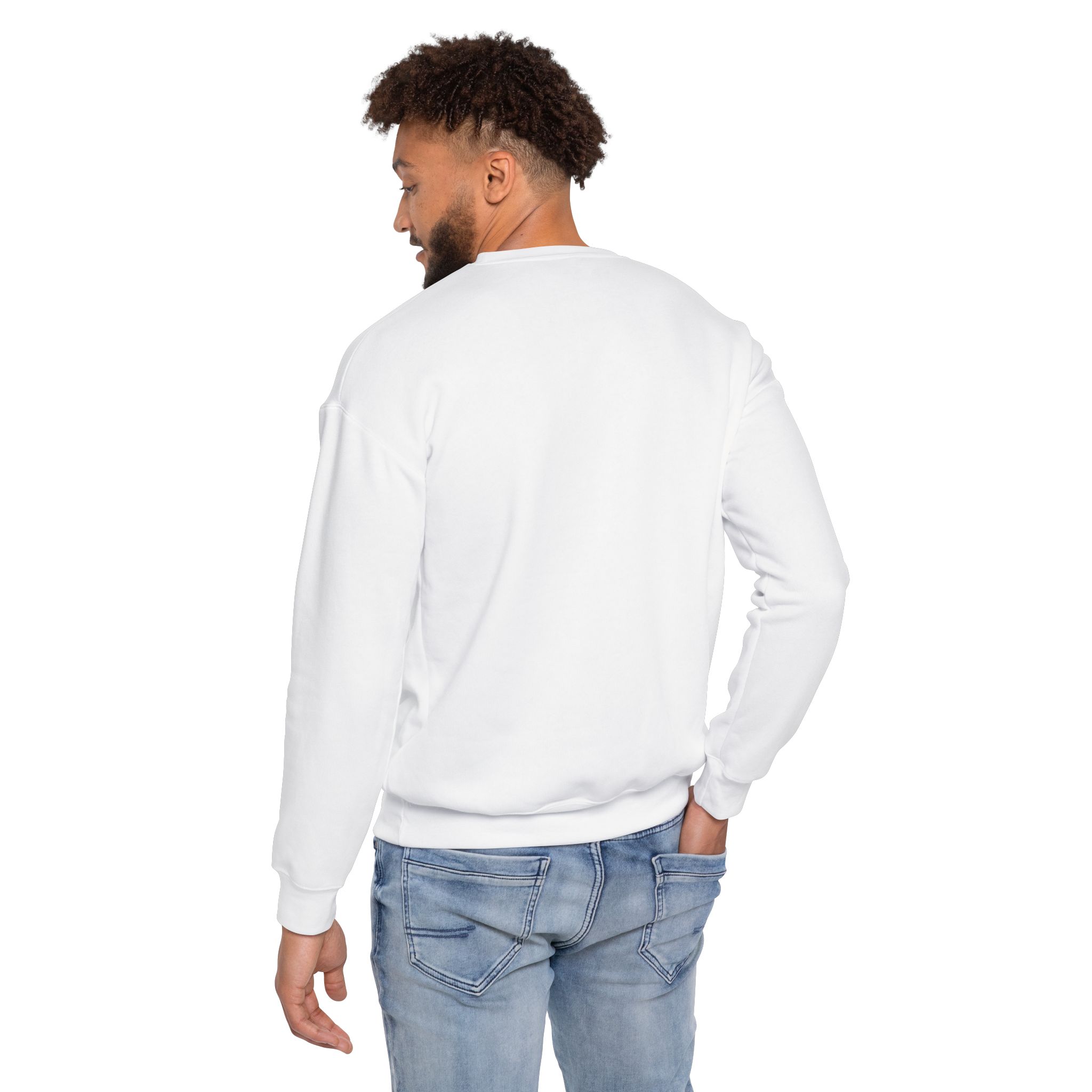 Thank You For Pot Smoking® Desert Chief Drop Shoulder Sweatshirt – White – view 7