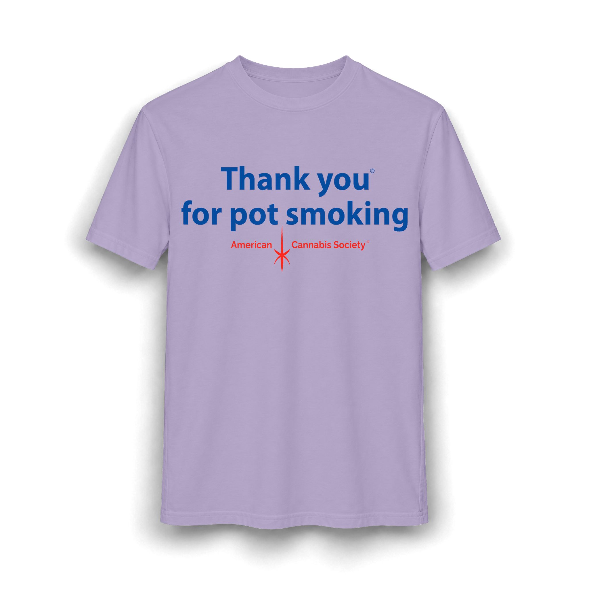 Thank You For Pot Smoking® Unisex CVC Tee – Heather Lilac