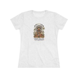 Thank You For Pot Smoking® Desert Chief Women's Tri-Blend Tee – Tri-Blend Heather White