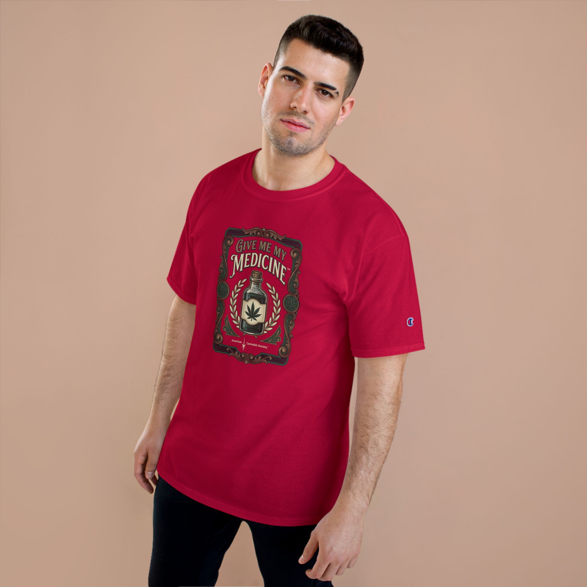 Give Me My Medicine™ Classic Cotton Tee – Red, view 3