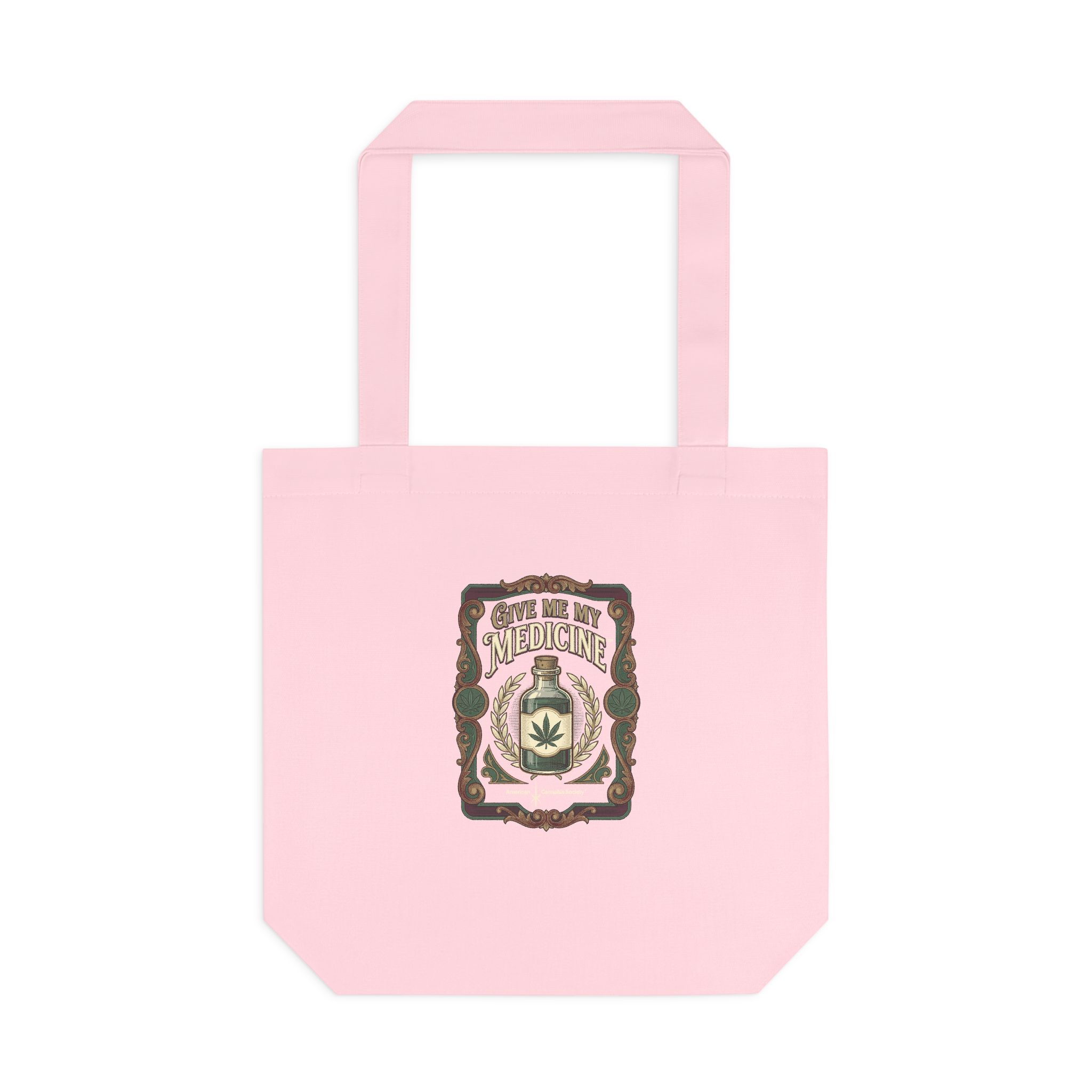 Give Me My Medicine™ Cotton Canvas Tote – Pink