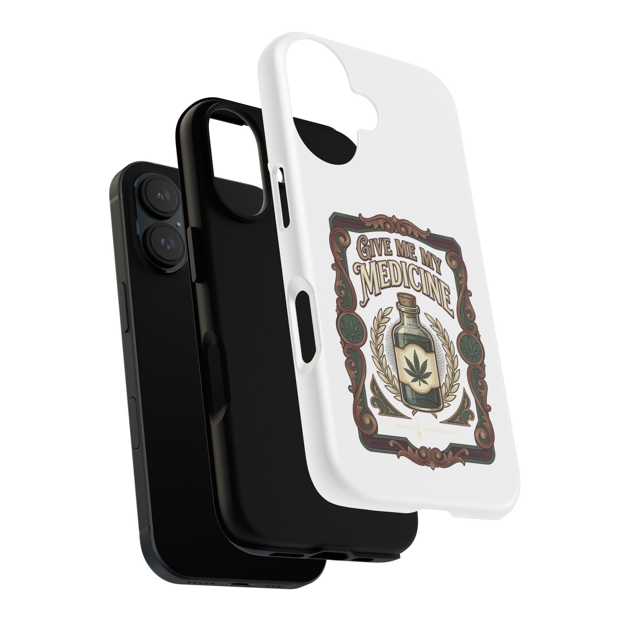 Give Me My Medicine™ Dual-Layer Tough Case – iPhone 16 / Matte – view 3