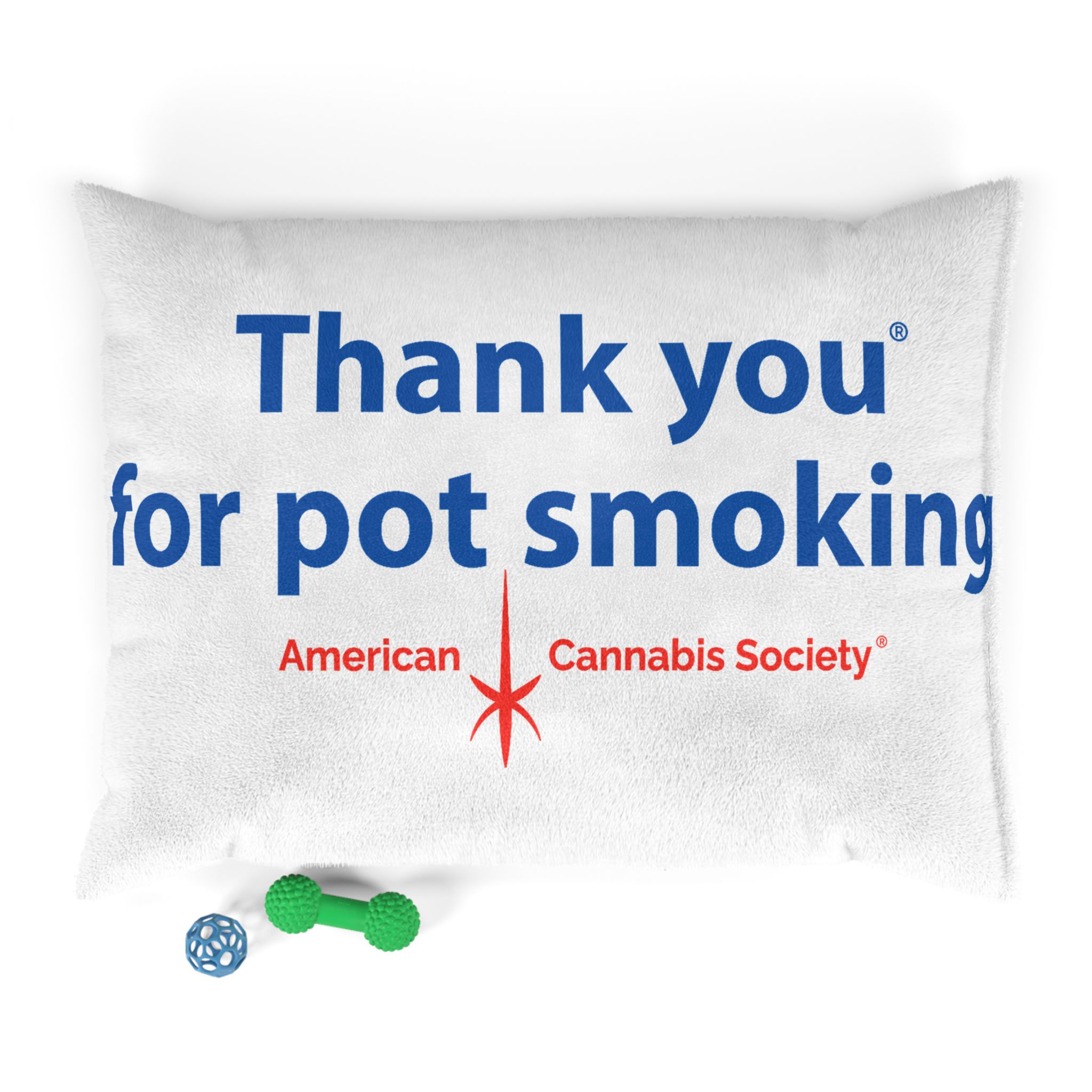 Thank You For Pot Smoking® Pet Bed — American Cannabis Society® Dog & Cat Bed - Image 7